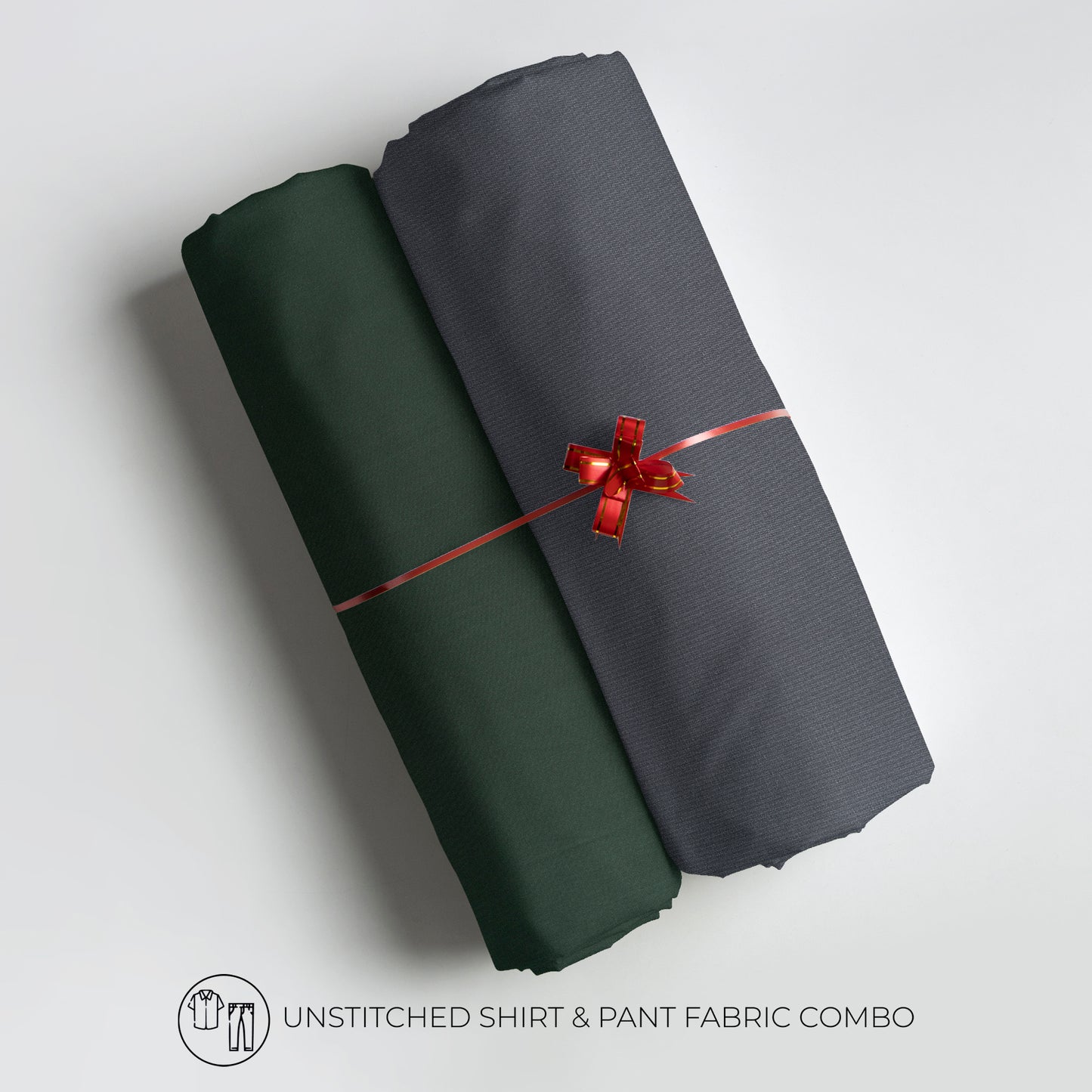 Men's Unstitched Shirt and Pant Fabric Combo in Gifting Case