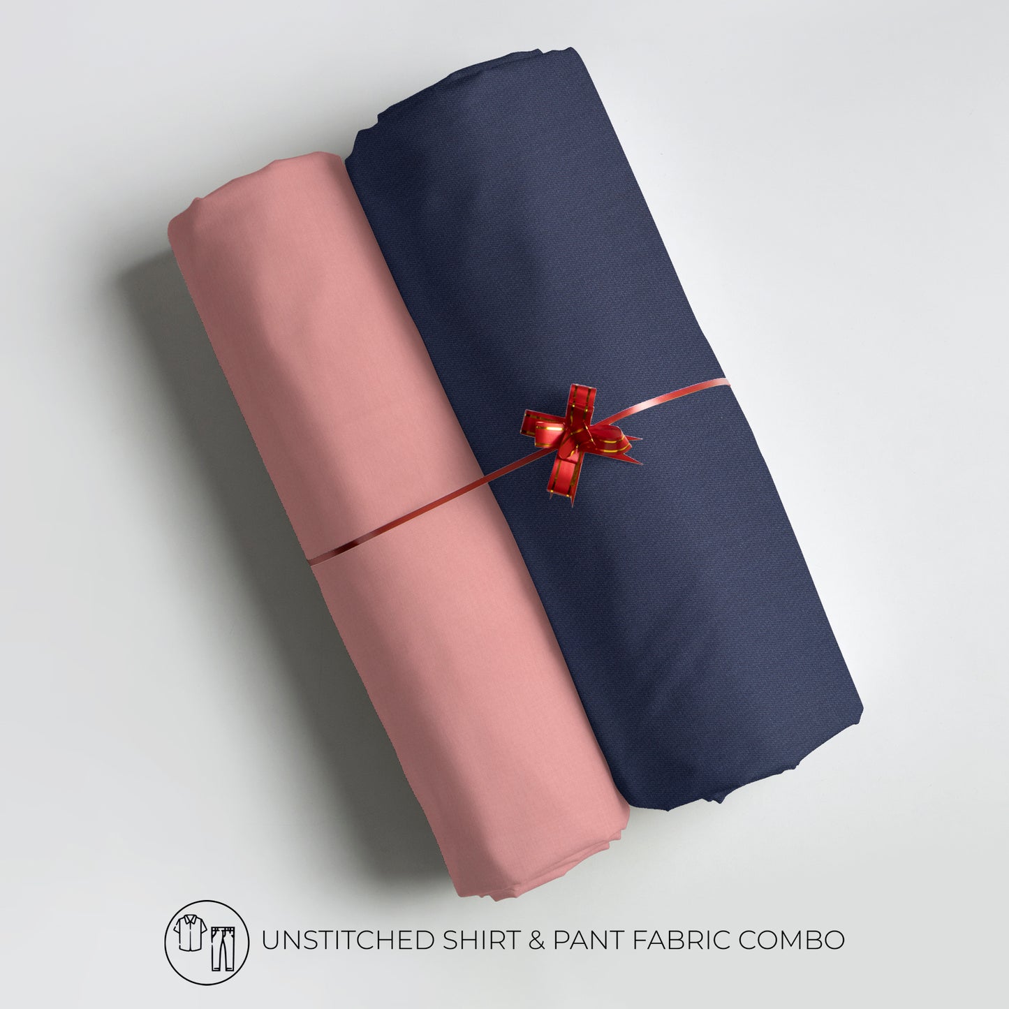 Men's Unstitched Shirt and Pant Fabric Combo in Gifting Case