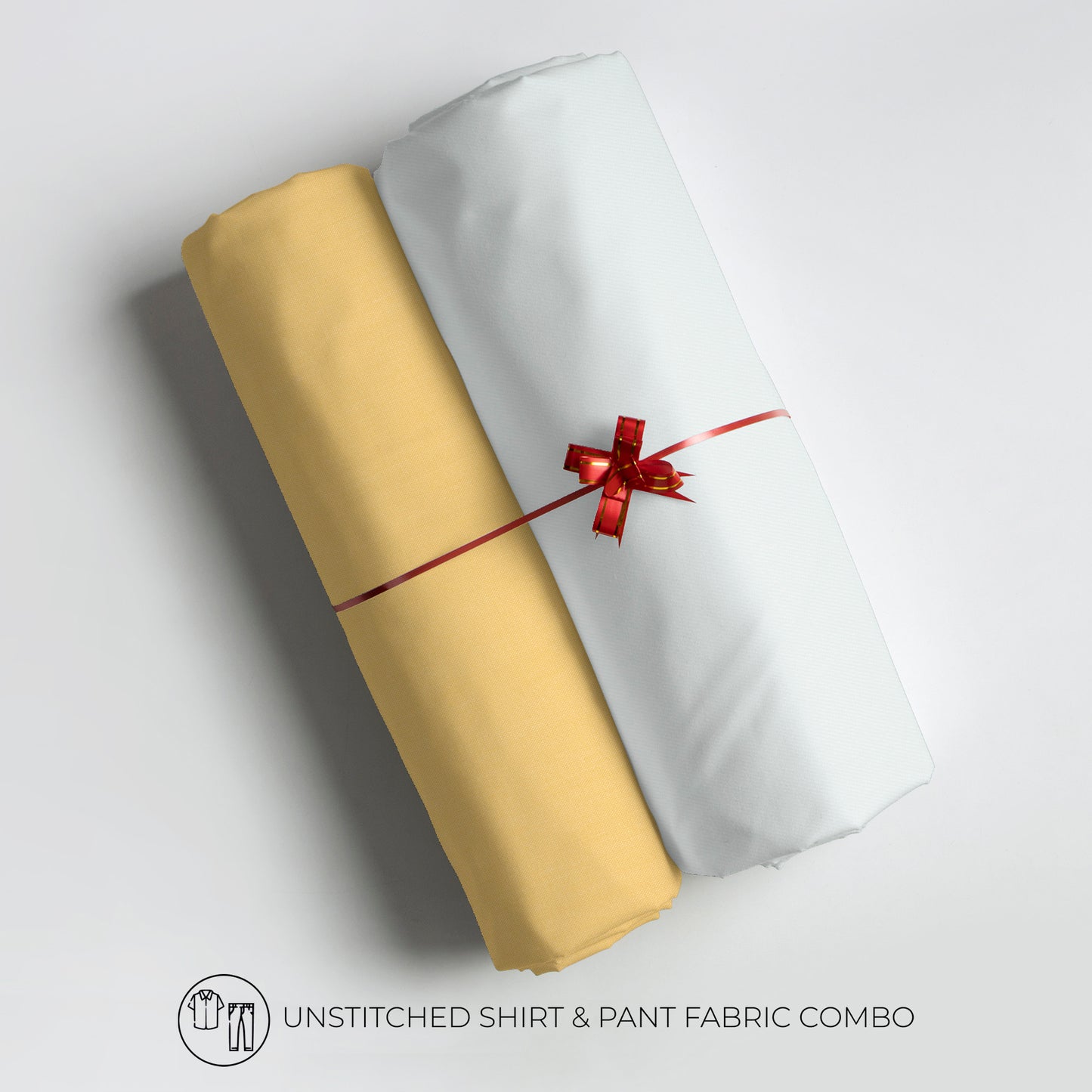 Men's Unstitched Shirt And Pant Fabric Combo In Gift Carrying Case