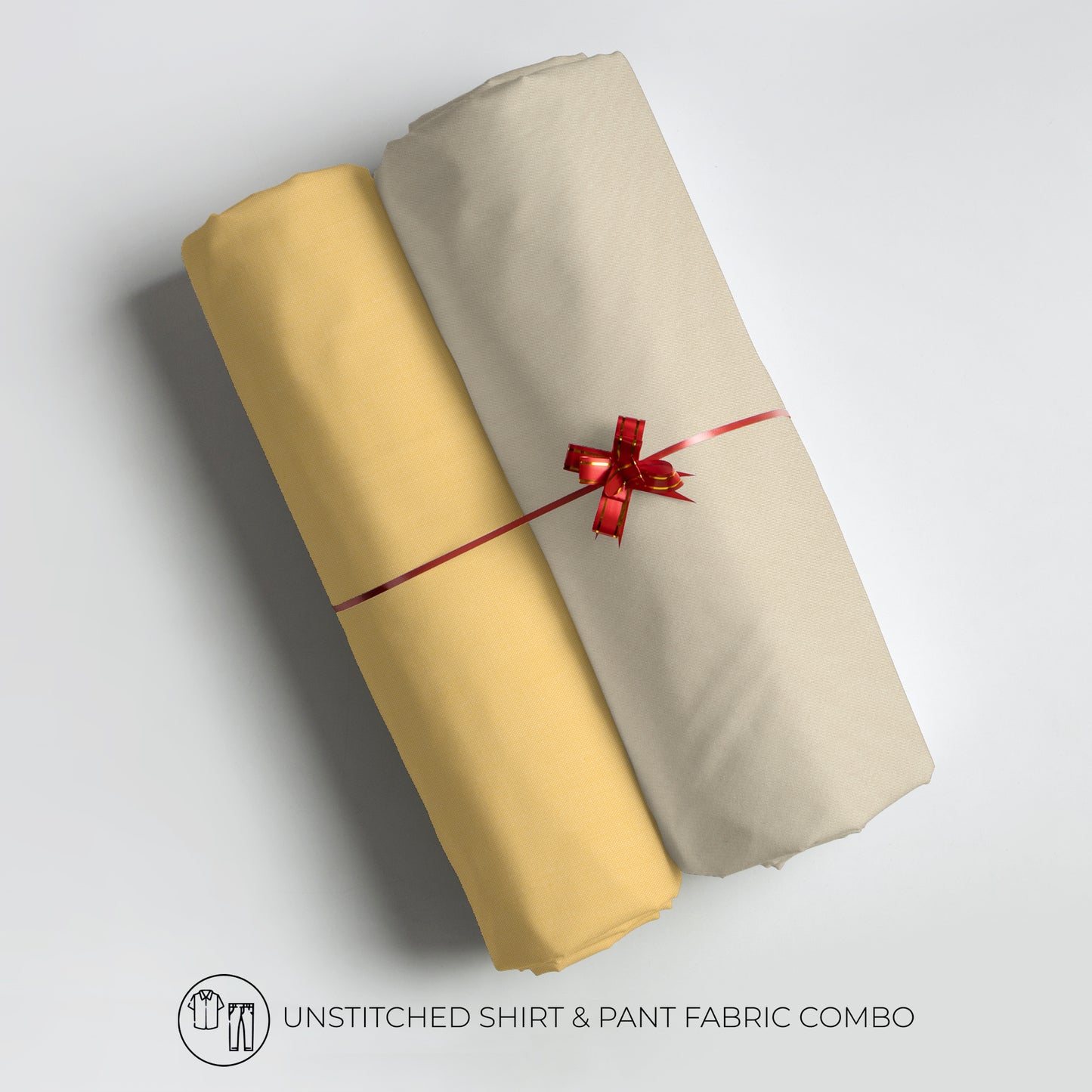 Men's Unstitched Shirt And Pant Fabric Combo In Gift Carrying Case