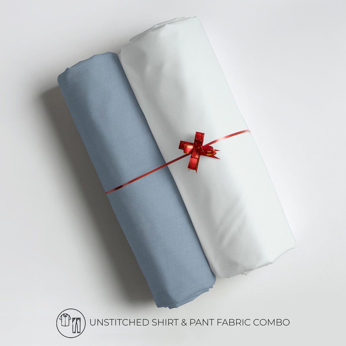 Men's Unstitched Shirt And Pant Fabric Combo In Gift Carrying Case