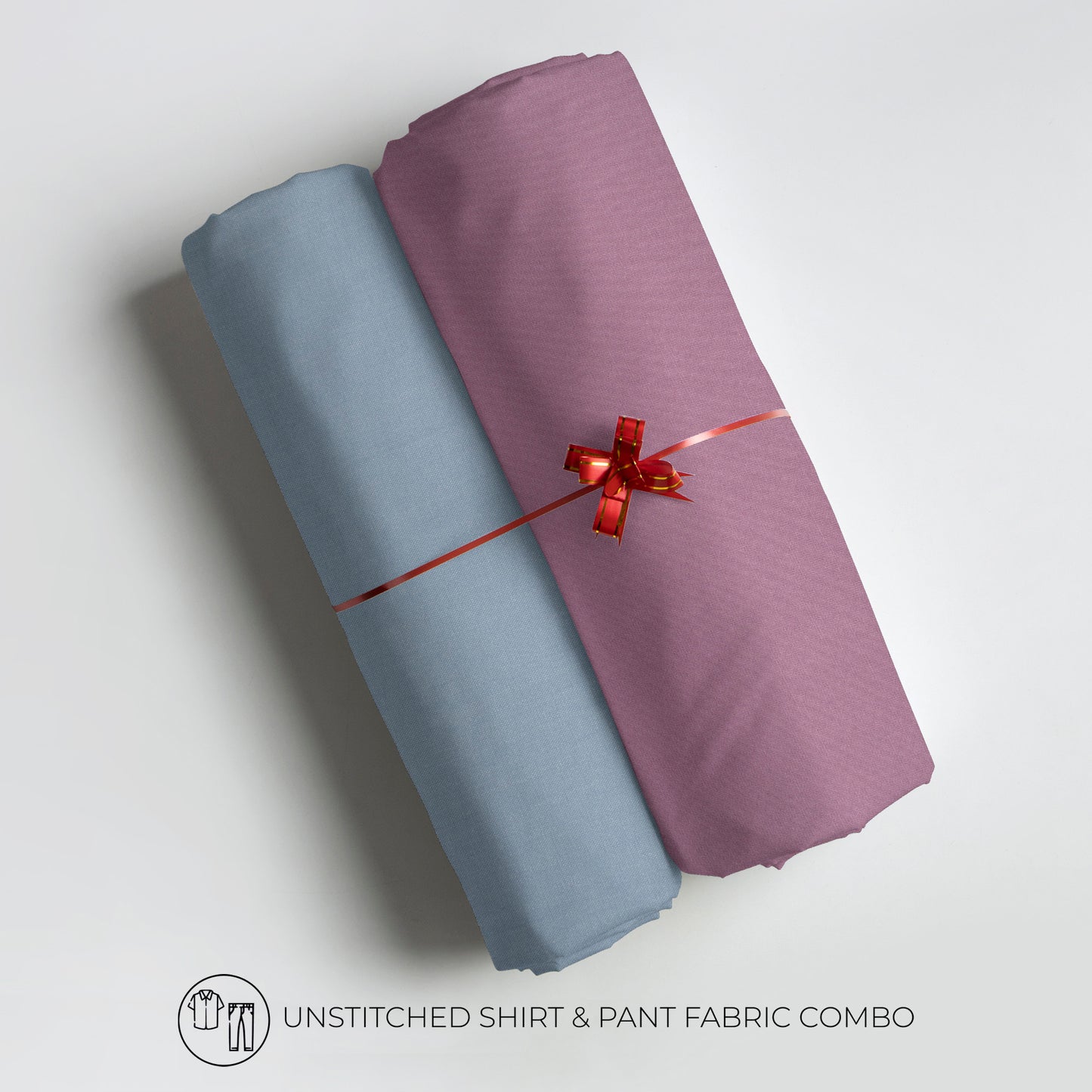 Men's Unstitched Shirt And Pant Fabric Combo In Gift Carrying Case