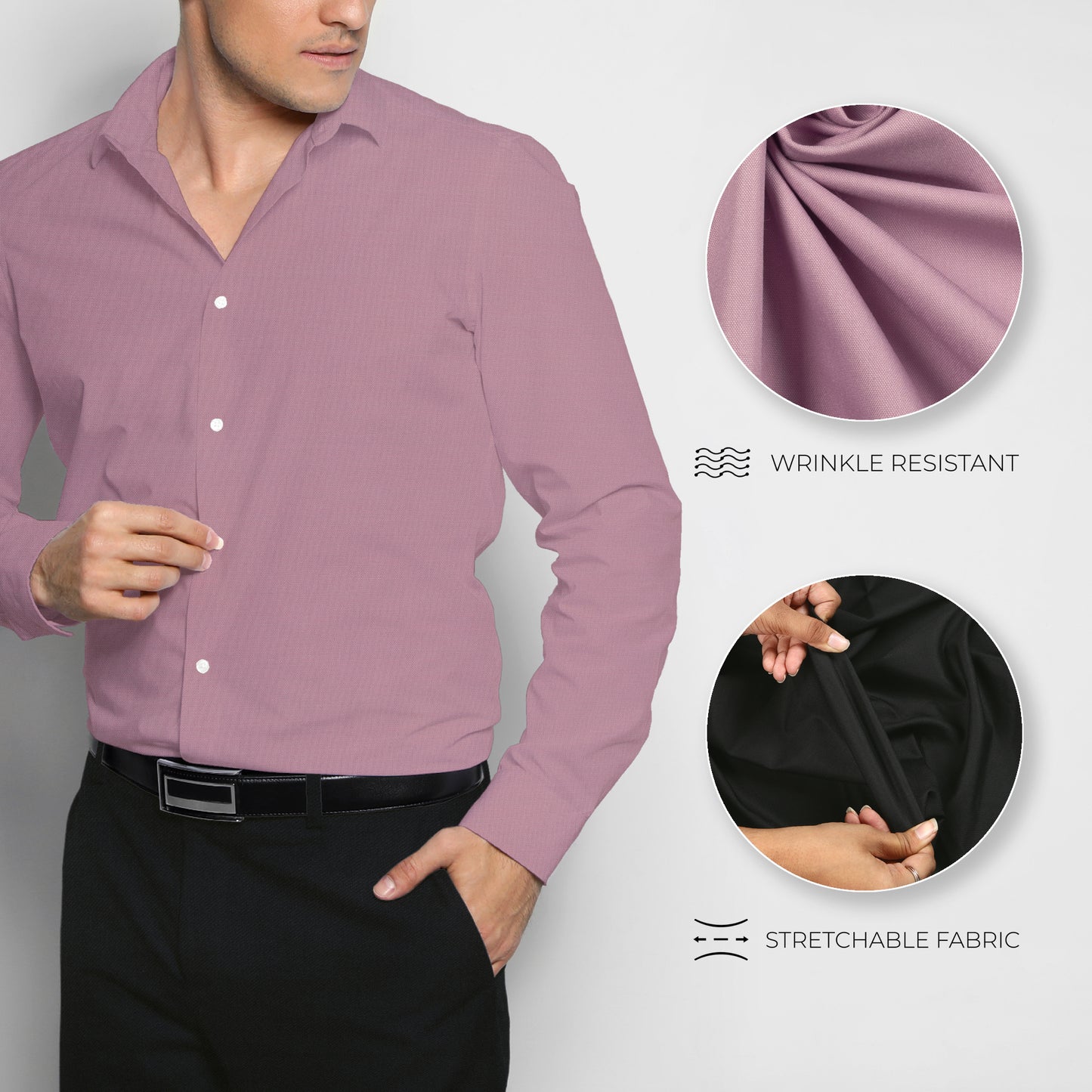 Men's Unstitched Shirt and Pant Fabric Combo in Gifting Case