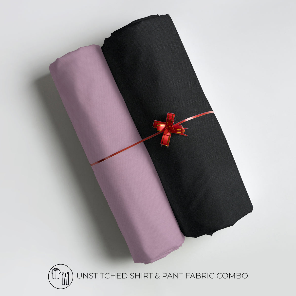 Men's Unstitched Shirt and Pant Fabric Combo in Gifting Case