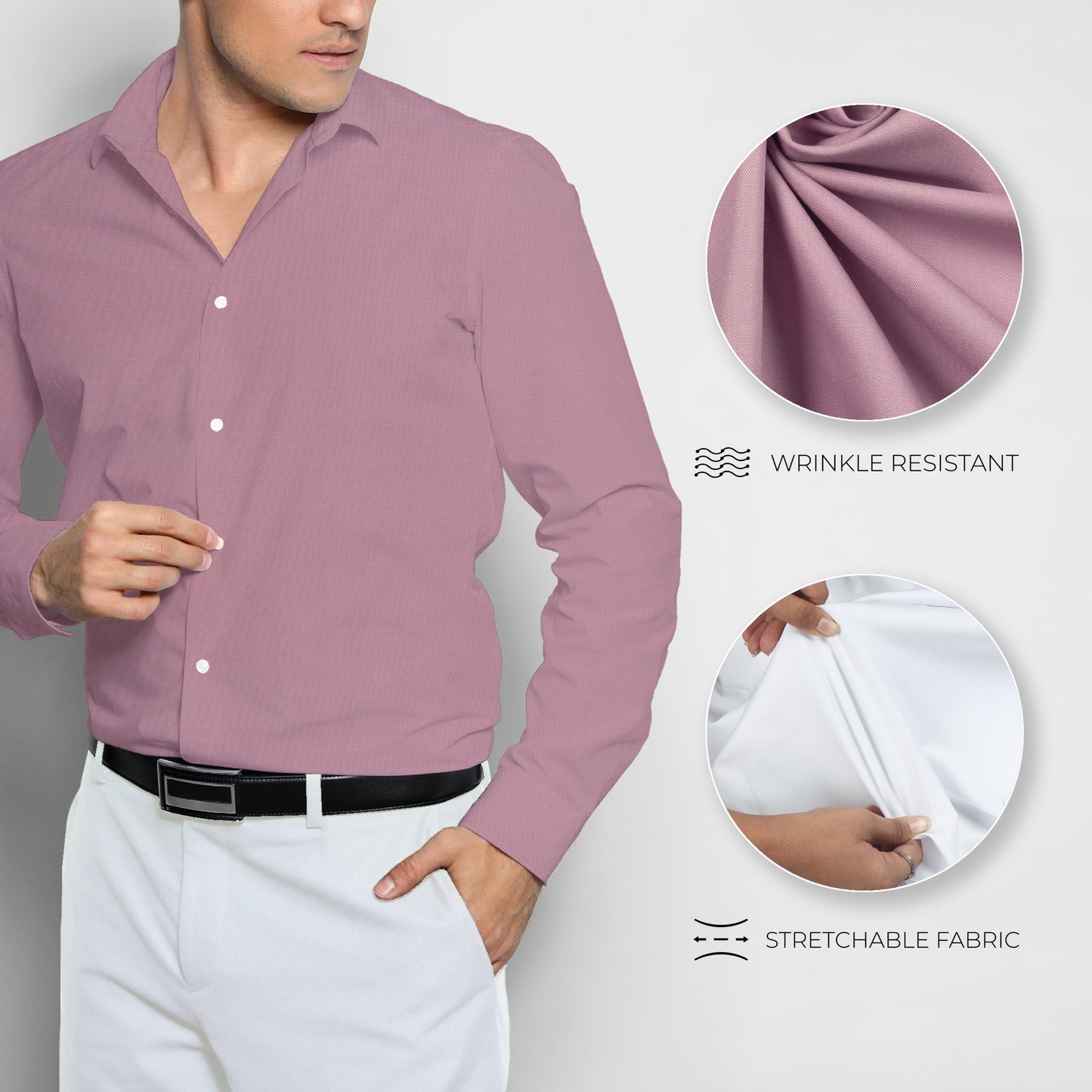 Men's Unstitched Shirt and Pant Fabric Combo in Gifting Case