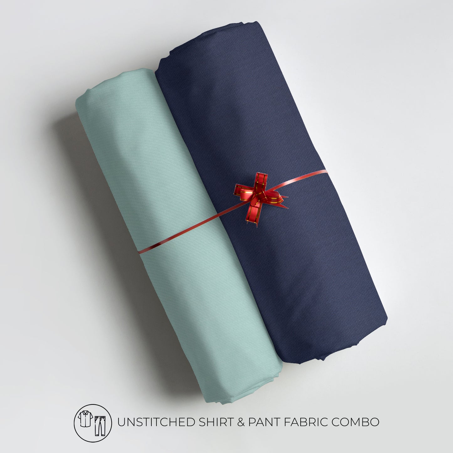 Men's Unstitched Shirt and Pant Fabric Combo in Gifting Case