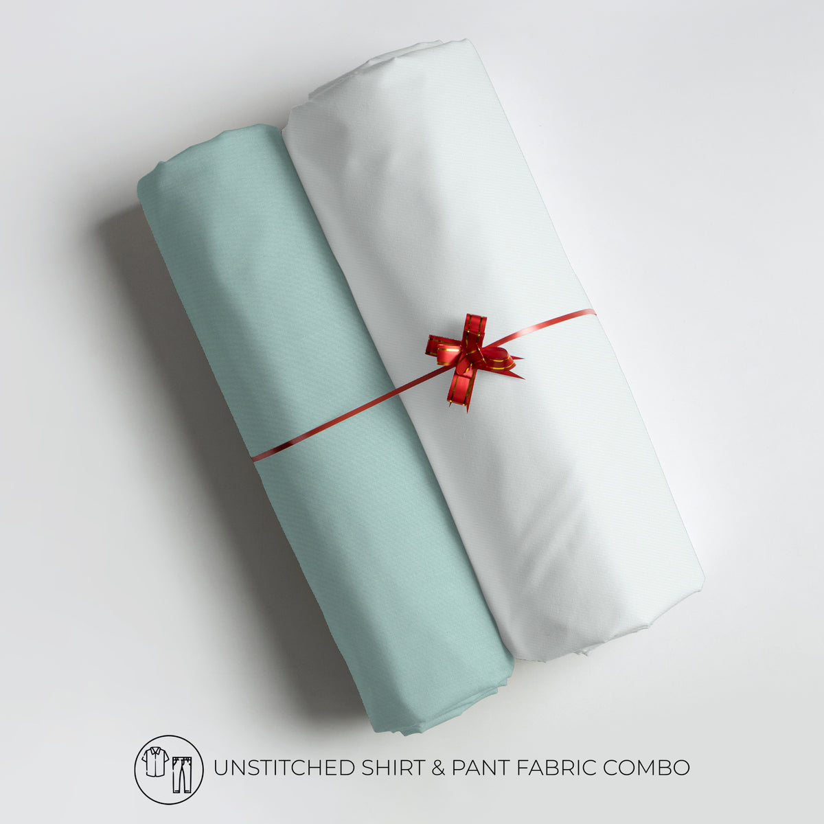 Men's Unstitched Shirt and Pant Fabric Combo in Gifting Case