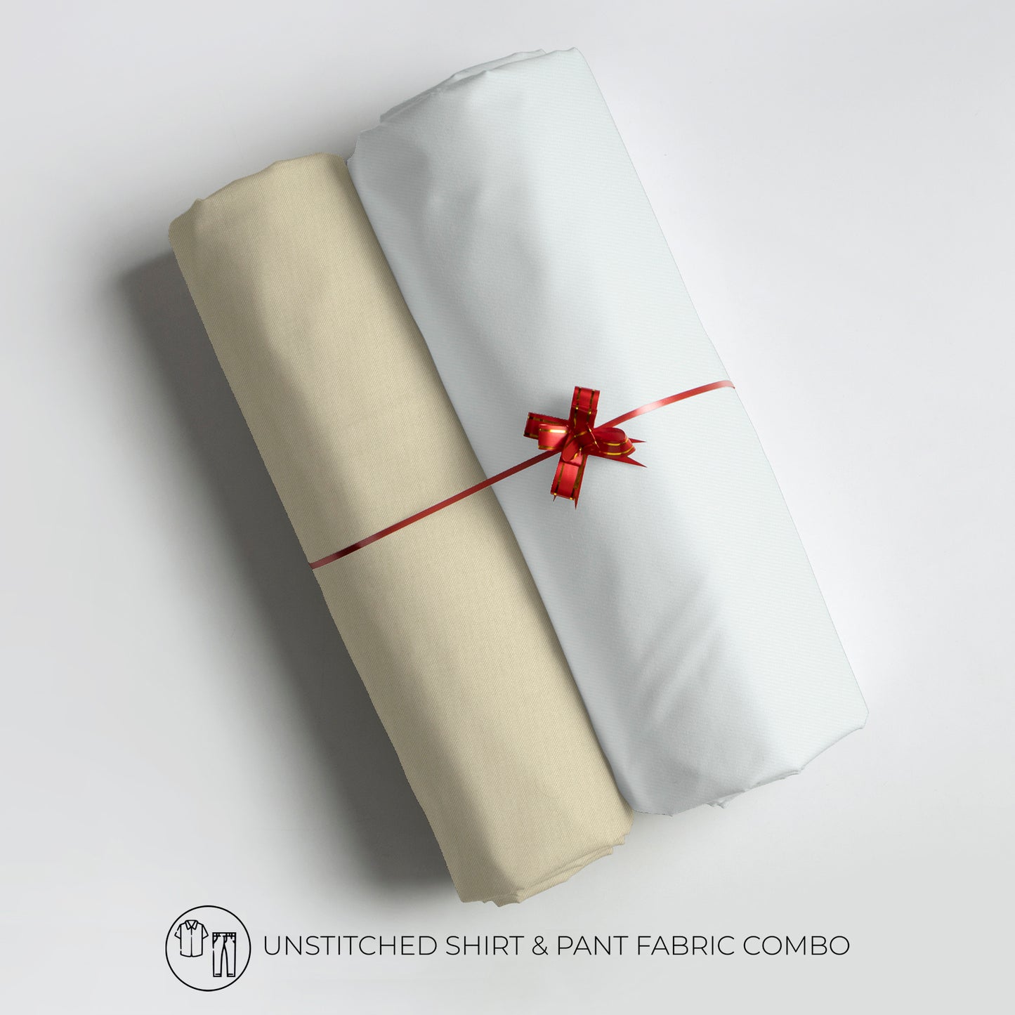 Men's Unstitched Shirt And Pant Fabric Combo In Gift Carrying Case