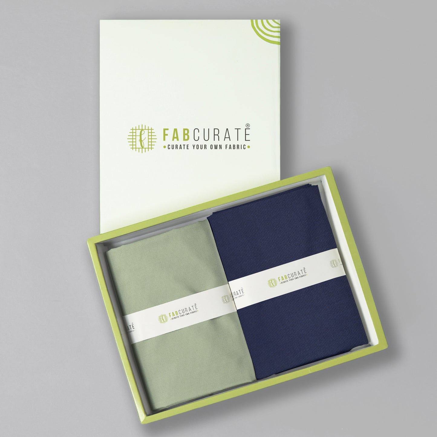 Men's Unstitched Shirt And Pant Fabric Combo In Gift Carrying Case