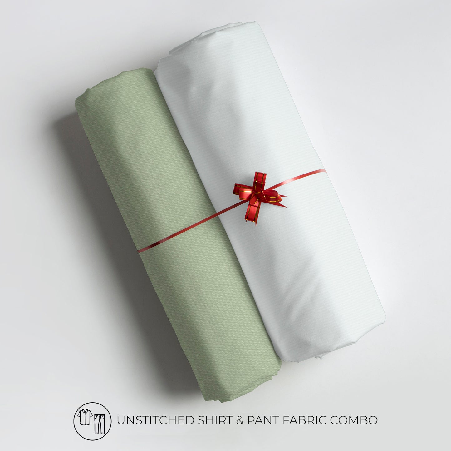 Men's Unstitched Shirt And Pant Fabric Combo In Gift Carrying Case