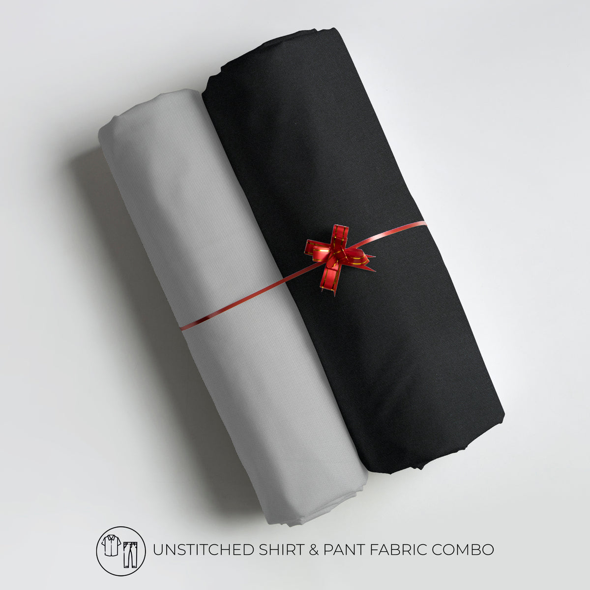 Men's Unstitched Shirt and Pant Fabric Combo in Gifting Case