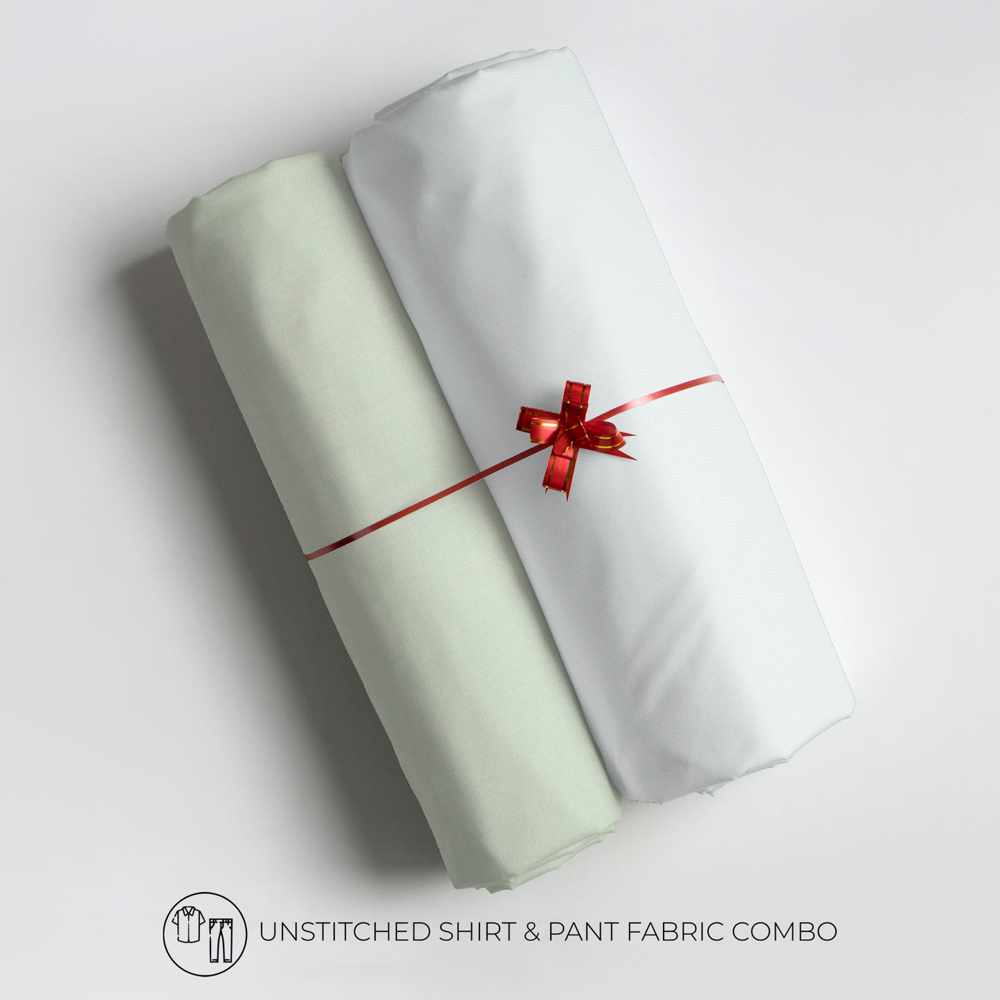 Men's Unstitched Shirt And Pant Fabric Combo In Gift Carrying Case