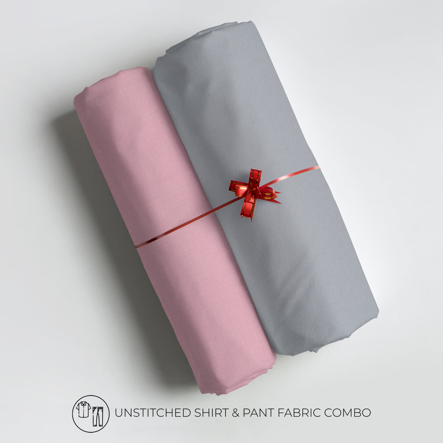Men's Unstitched Shirt And Pant Fabric Combo In Gift Carrying Case
