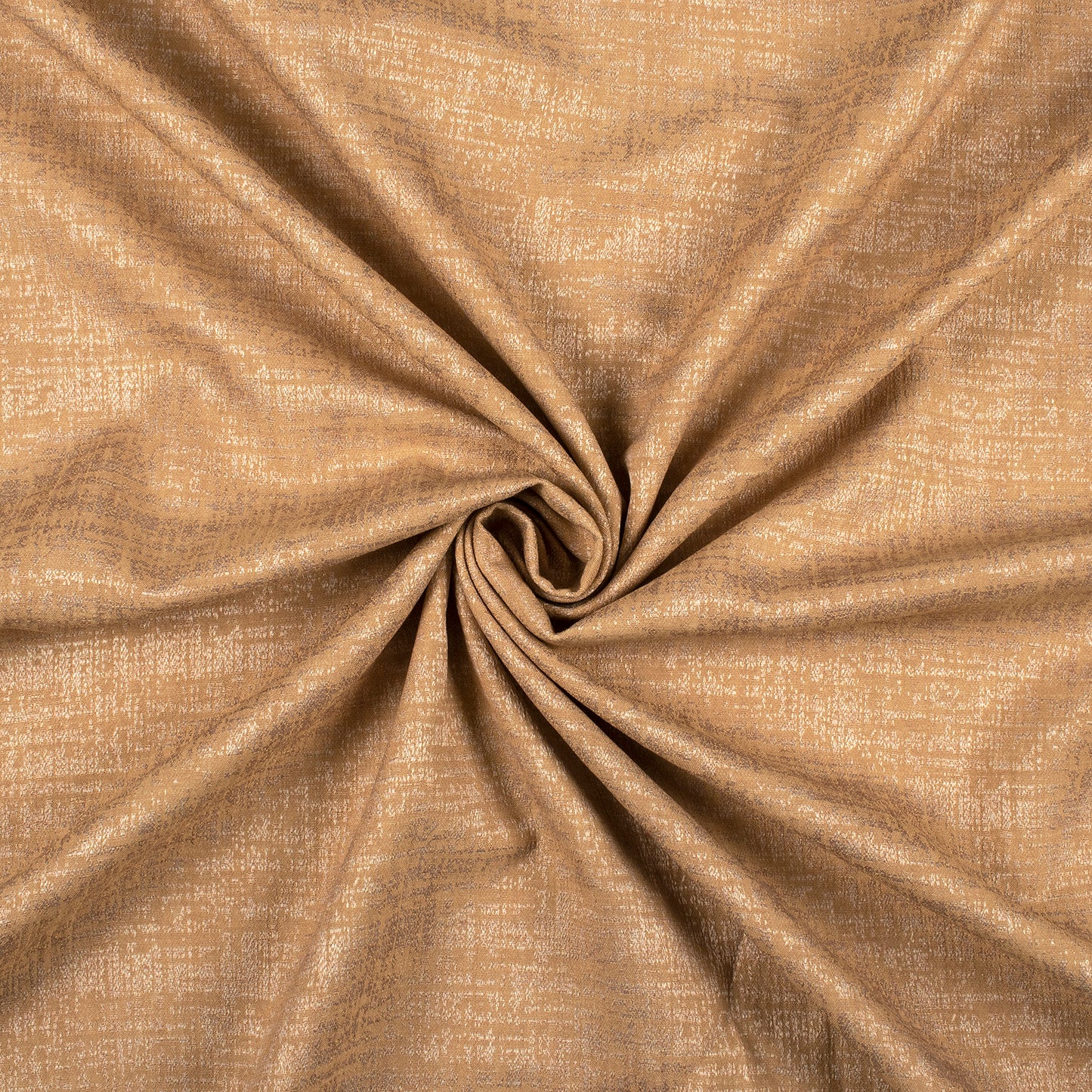 Burlywood Brown Abstract Digital Print Furnishing Fabric (Width 56 Inches)