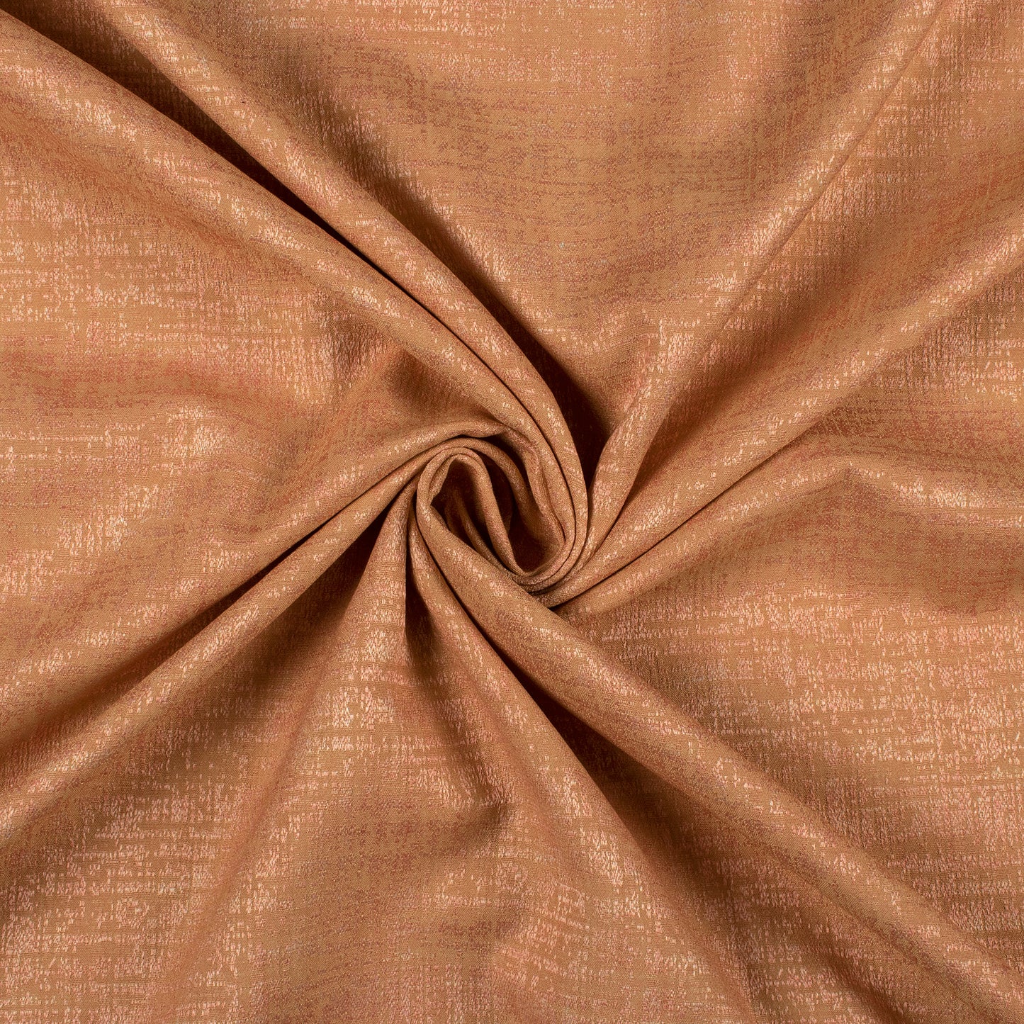 Warming Peach Abstract Digital Print Furnishing Fabric (Width 56 Inches)