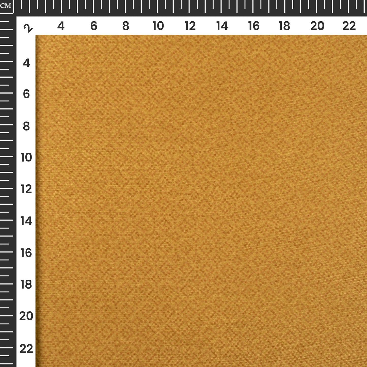 Dijon Yellow Geometric Digital Print Suhana Chanderi Fabric(Width 56 Inches)