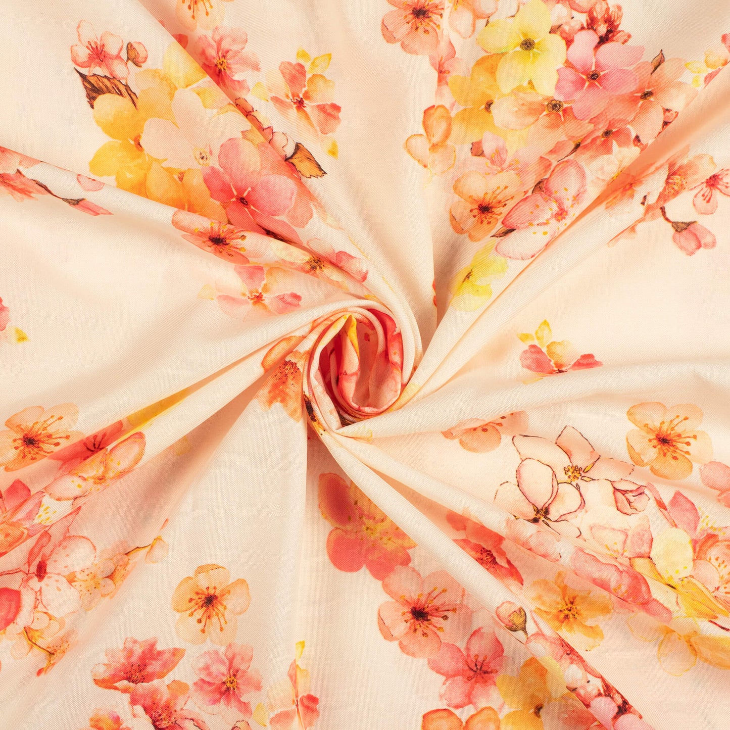 Stylish Floral Digital Print Rayon Fabric