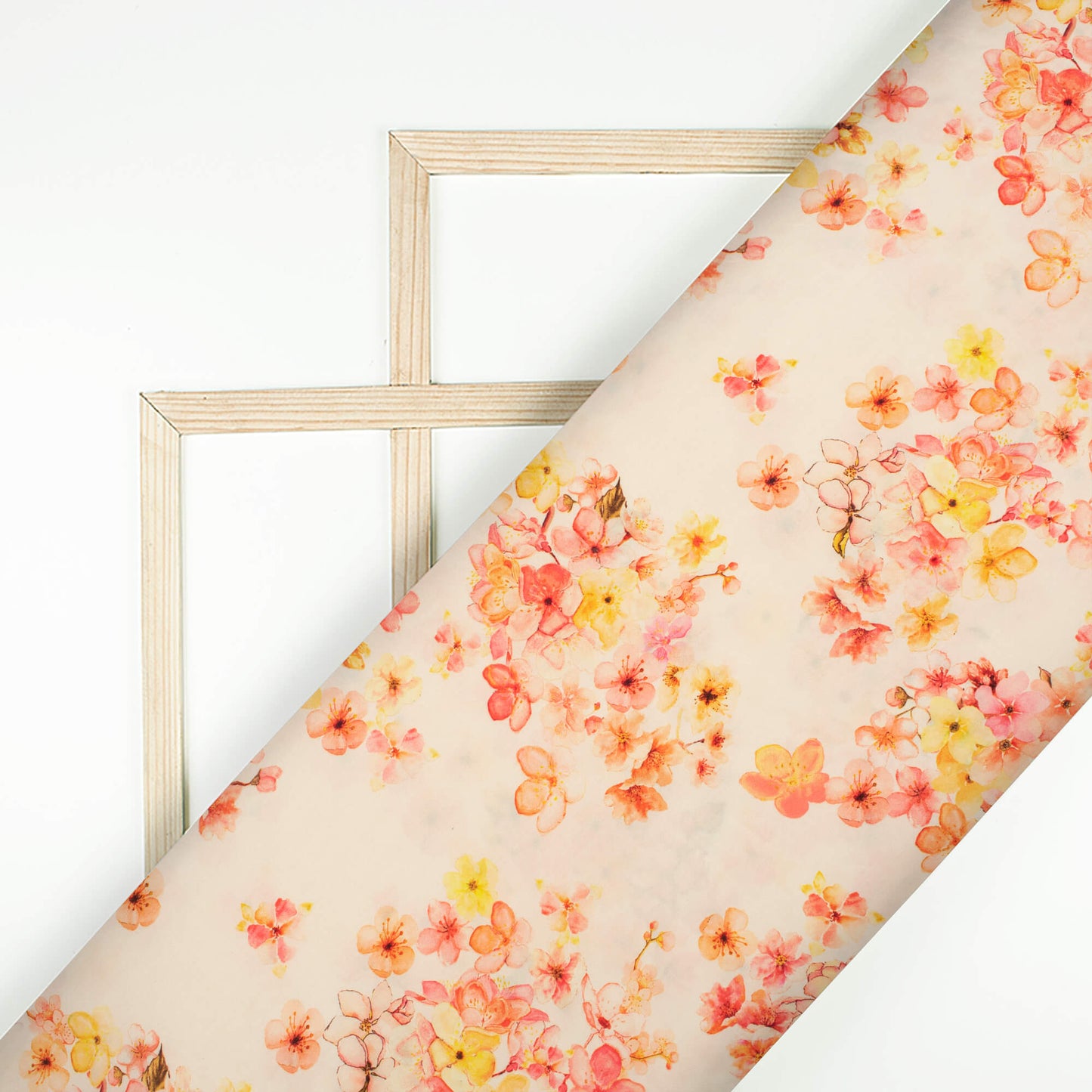 Stylish Floral Digital Print Rayon Fabric
