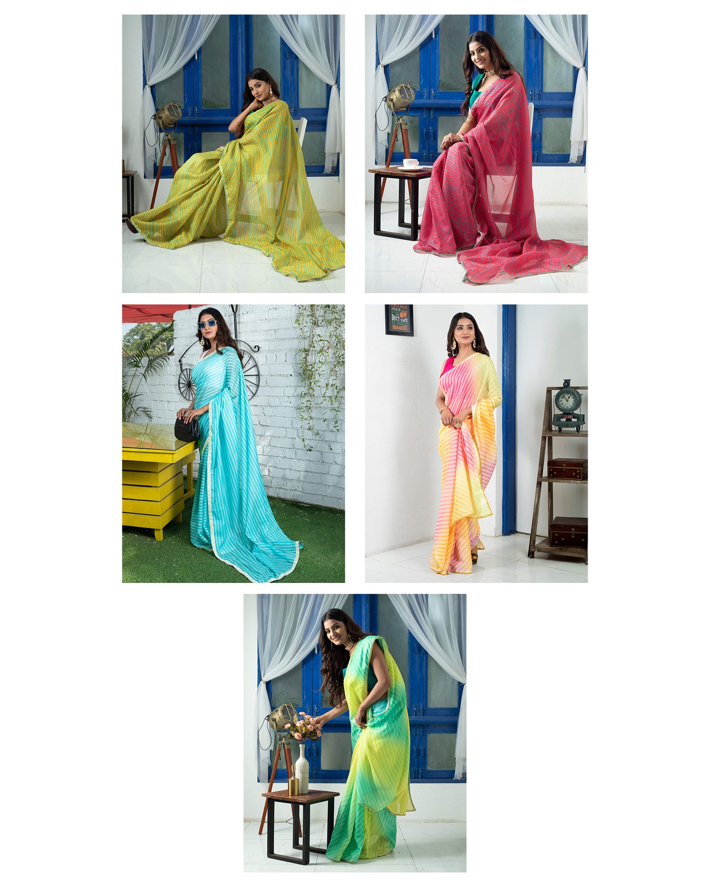 Premium Kota Doria Sarees Catalogue For Wholesale