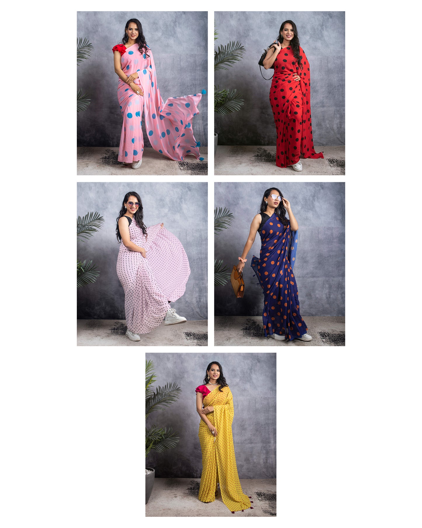 Flowing Georgette Elegance Saree Catalogue For Wholesale