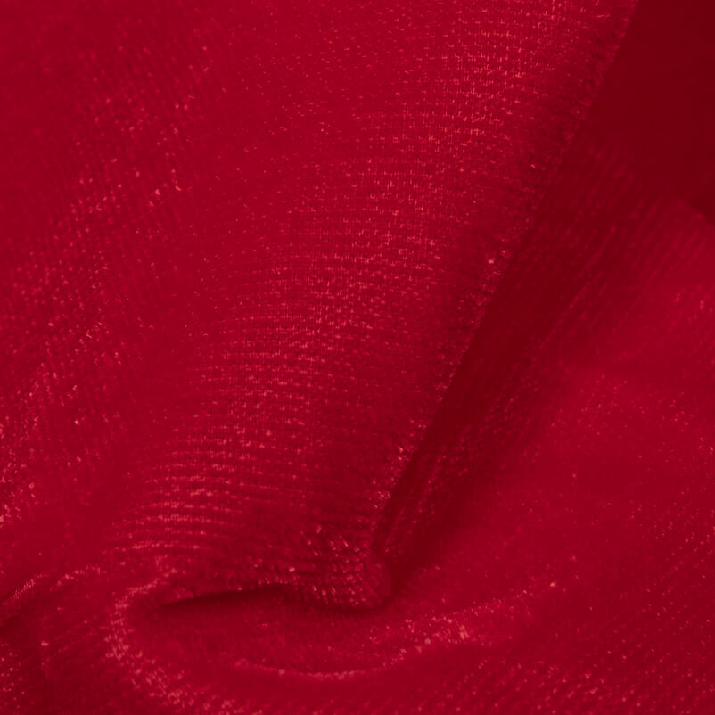 Indian Red Plain Export Quality Micro Velvet Fabric