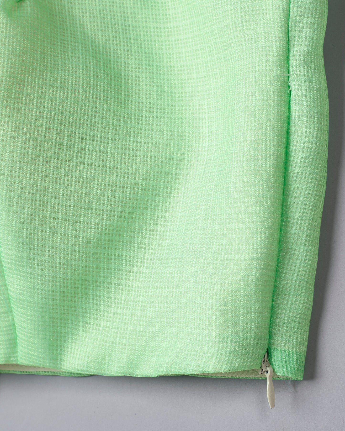 Plain Classic Green Halter Neck Kota Checks Blouse