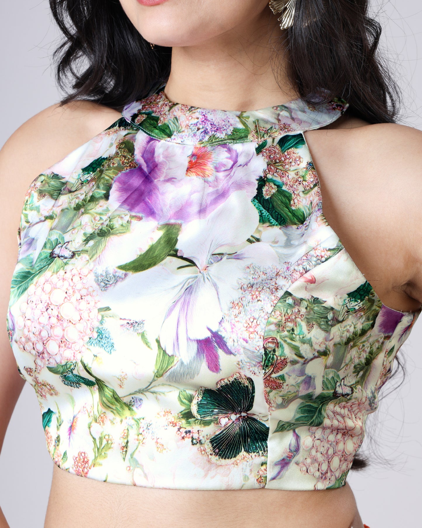 Insta-Favorite Pastel Blouse - High Neck, Light Luxe Feel