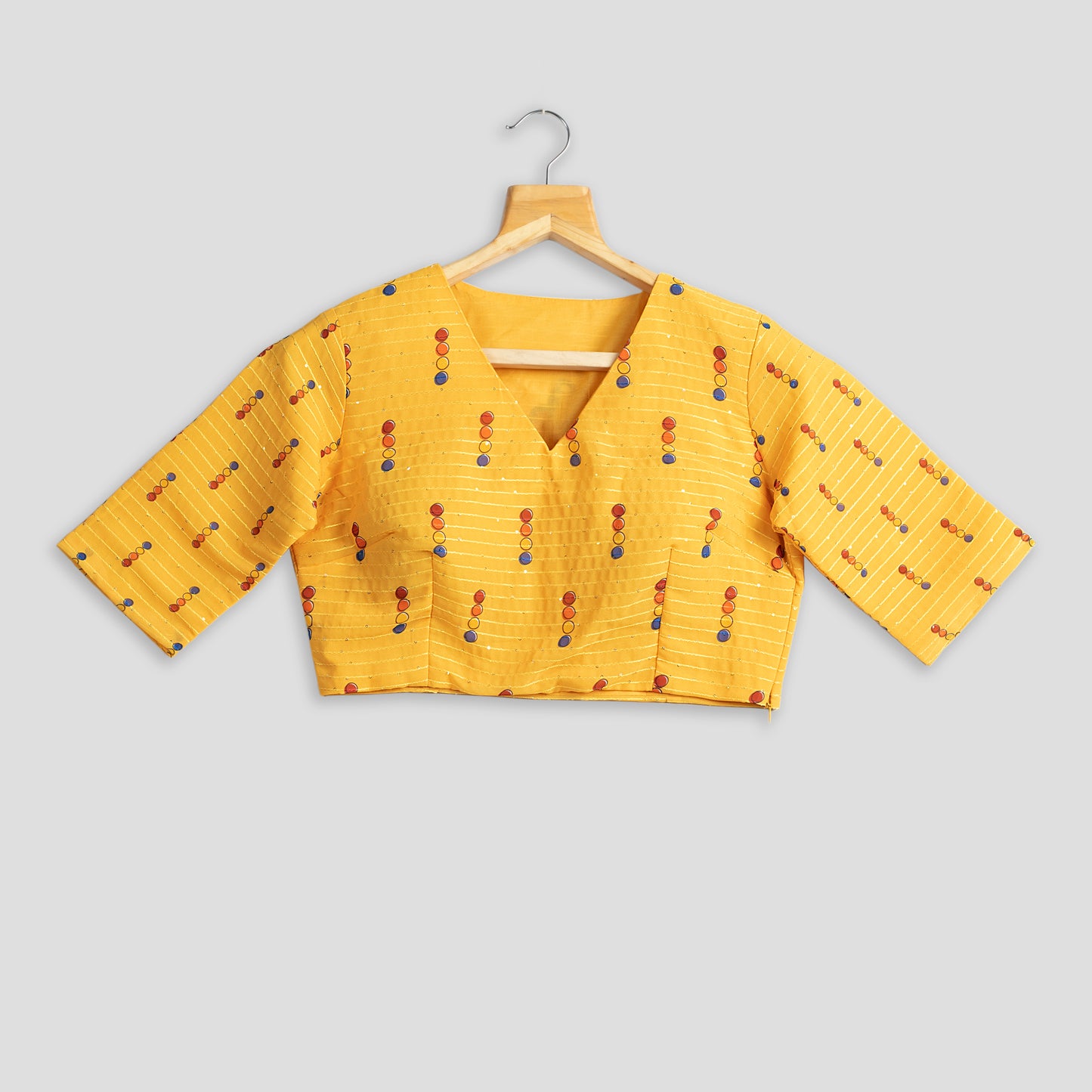 Trendy Yellow Quirky Blouse