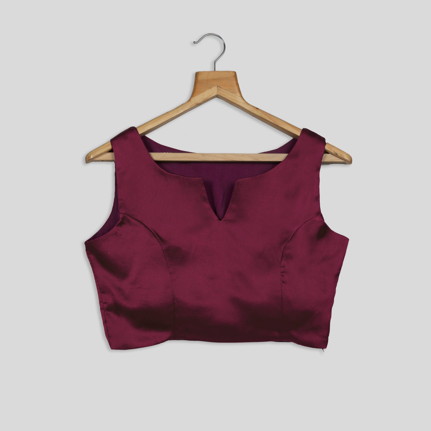 Lovely Sangaria Purple Plain Blouse