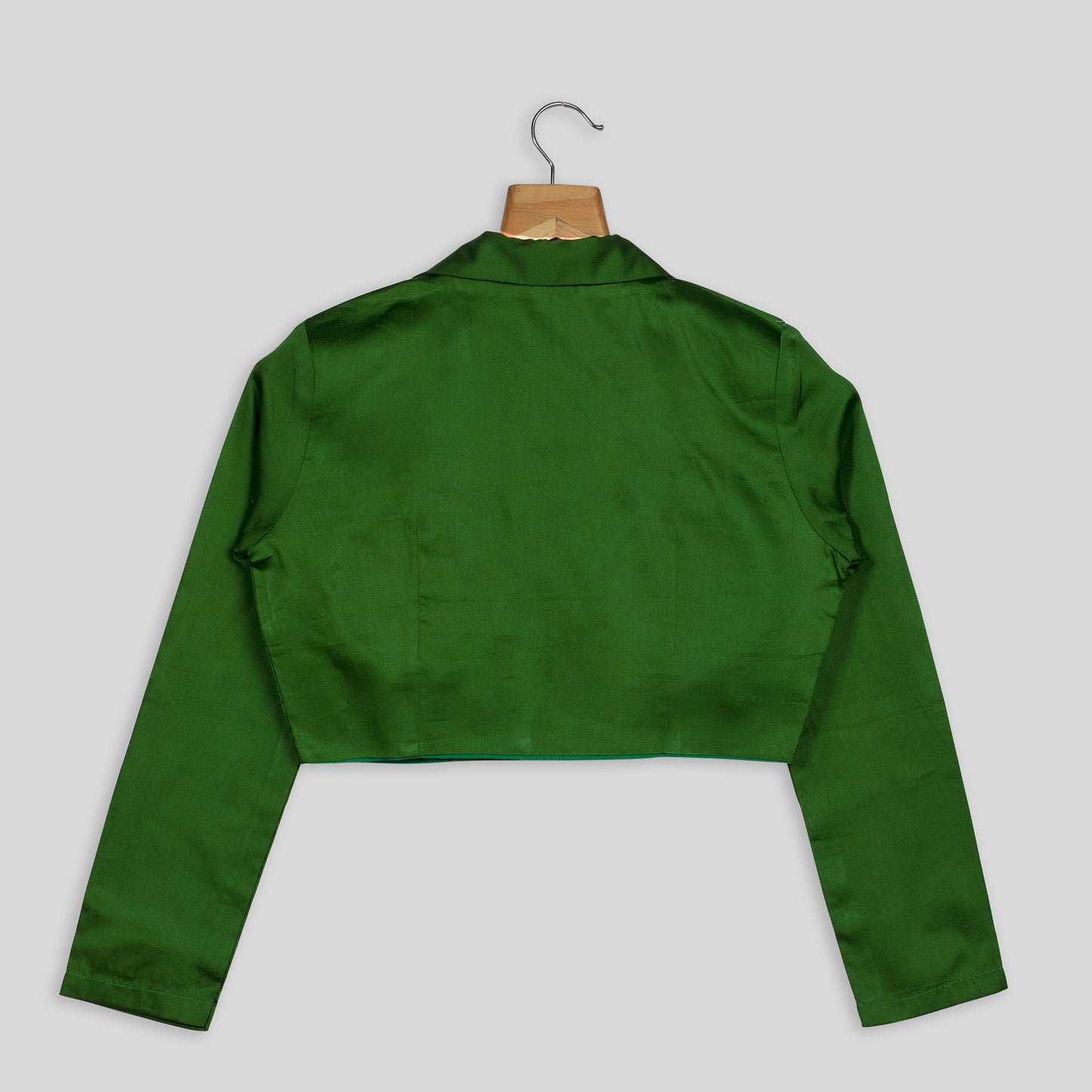 Classic Green Cotton Blouse