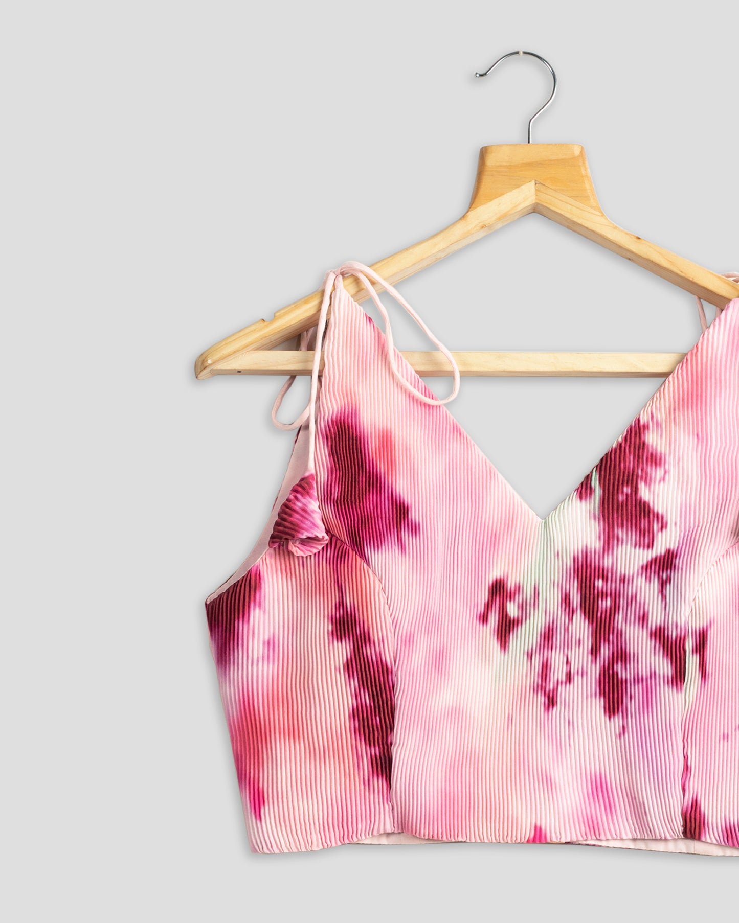 Best Selling Tie Dye Pleated Blouse