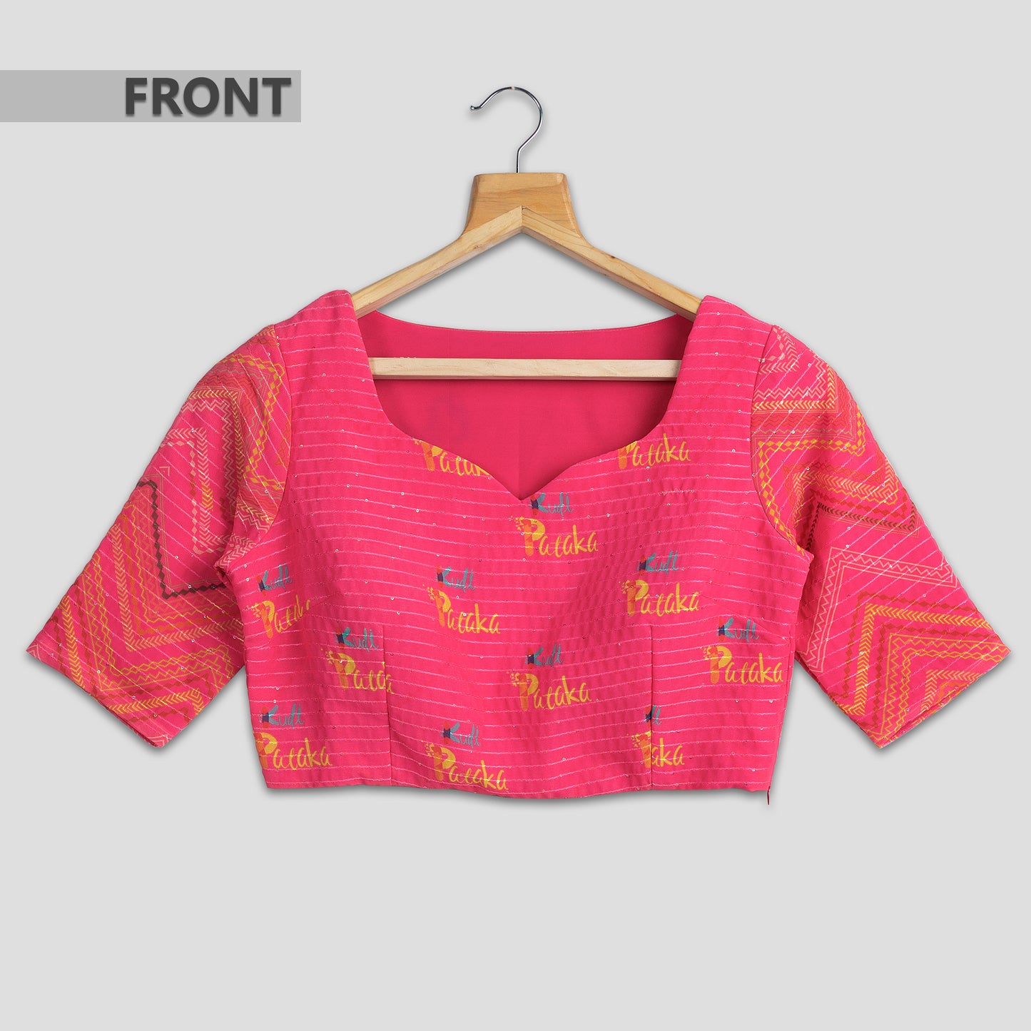 Trendy Quirky Embroidery Blouse