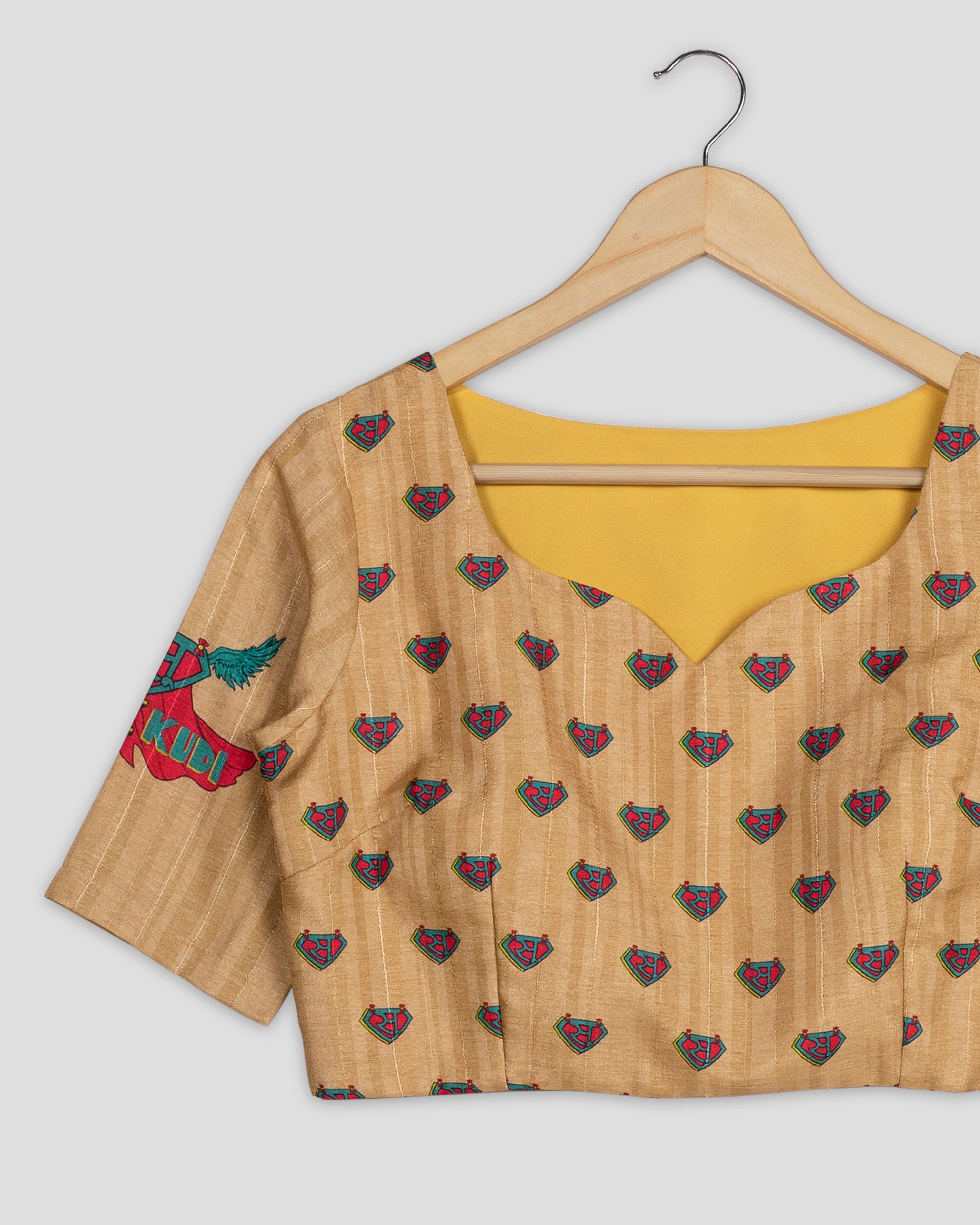 Super Kudi Designer Quirky Embroidery Blouse