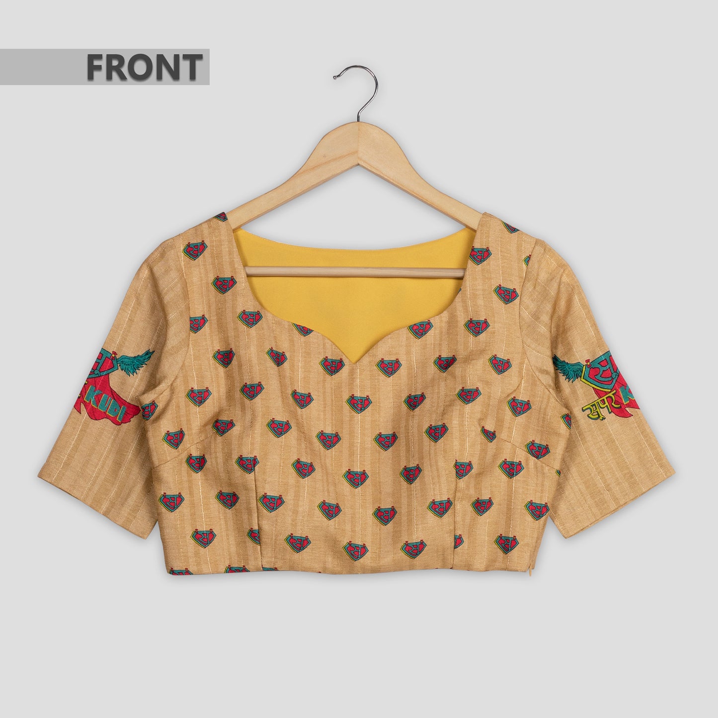 Super Kudi Designer Quirky Embroidery Blouse