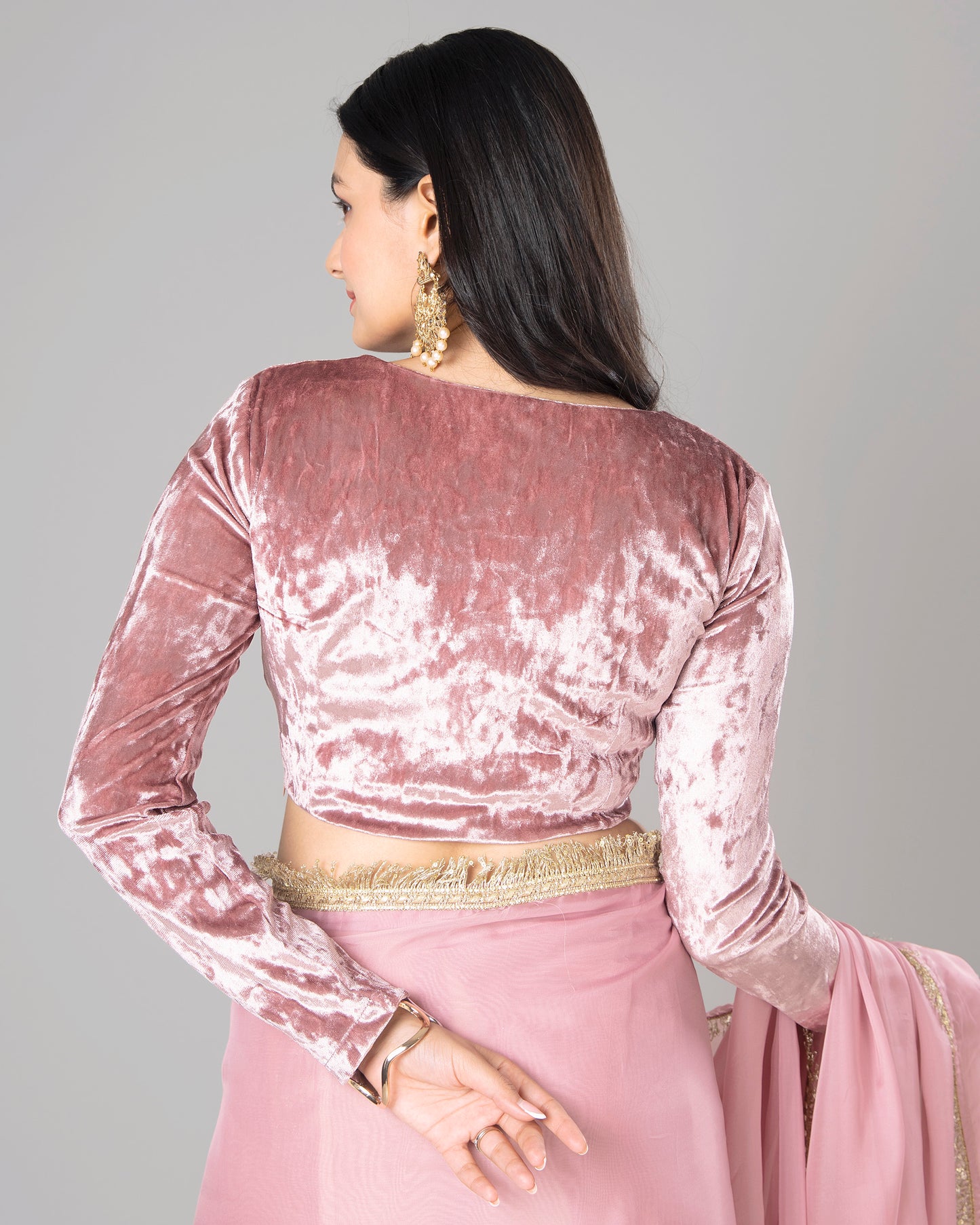 Velvet Blouse: Harmonizing Elegance in Every Stitch