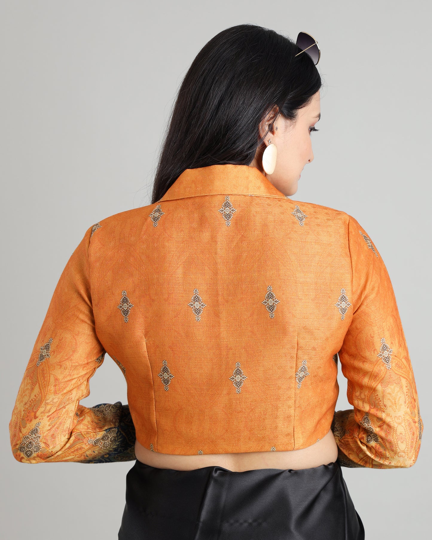 Stitched to Perfection : Ethnic Full Sleeve Pasmina Blouse
