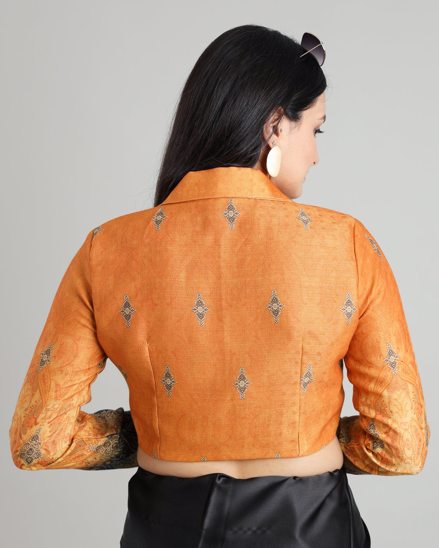 Stitched to Perfection : Ethnic Full Sleeve Pashmina Blouse