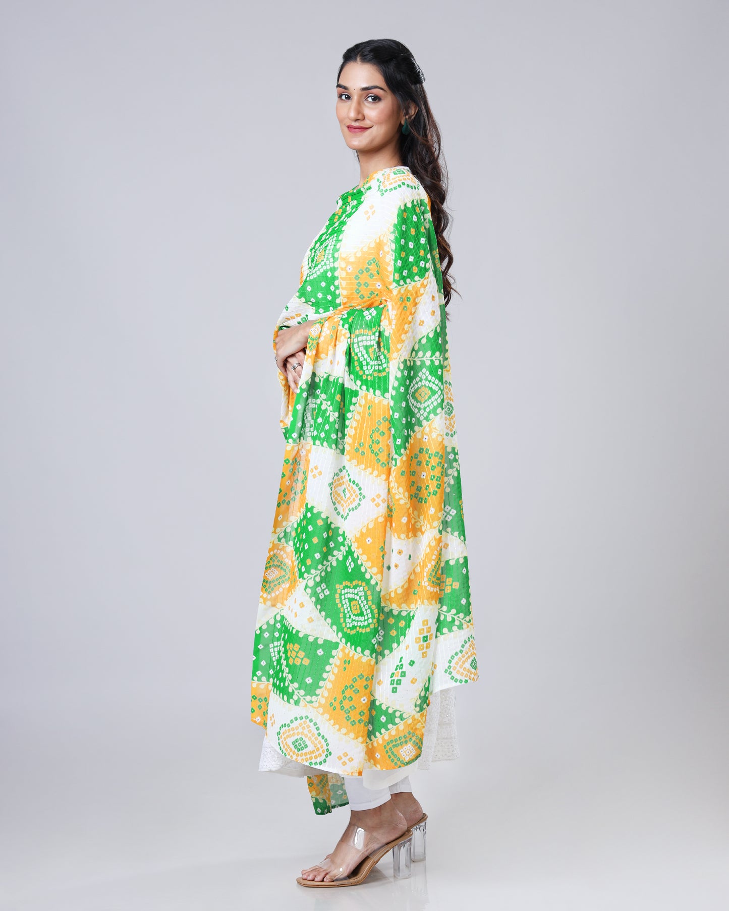 India Swag Tri-Color Dupatta