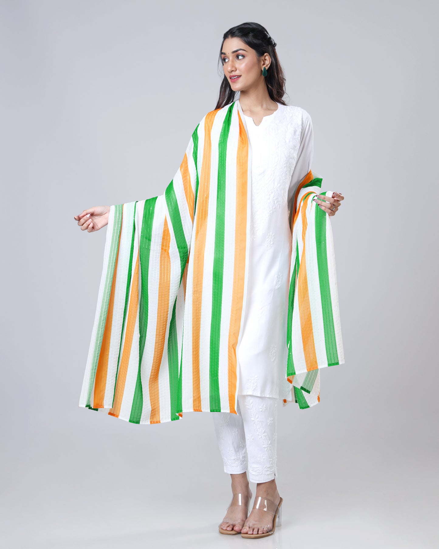 Azadi Rang Trishade Dupatta