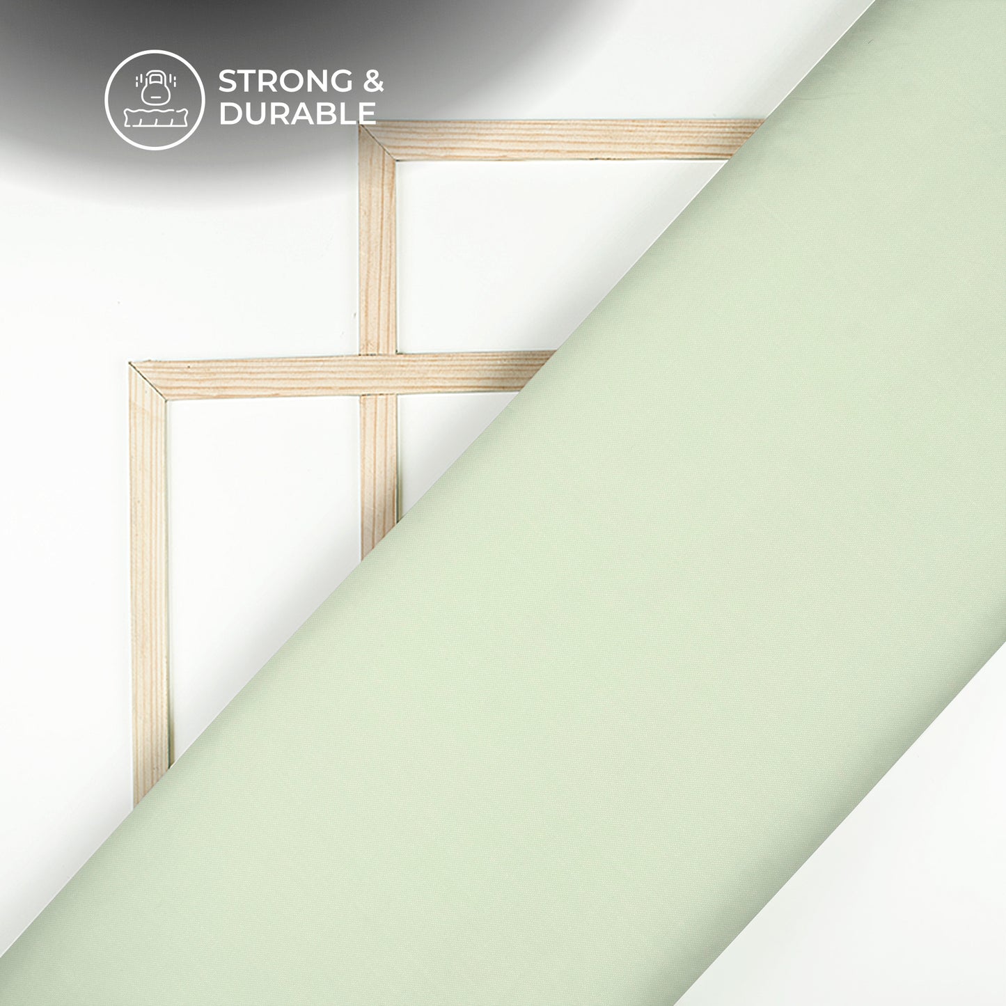 Mint Green Plain Soft Touch Cotton Shirting Fabric (Width 58 Inches)