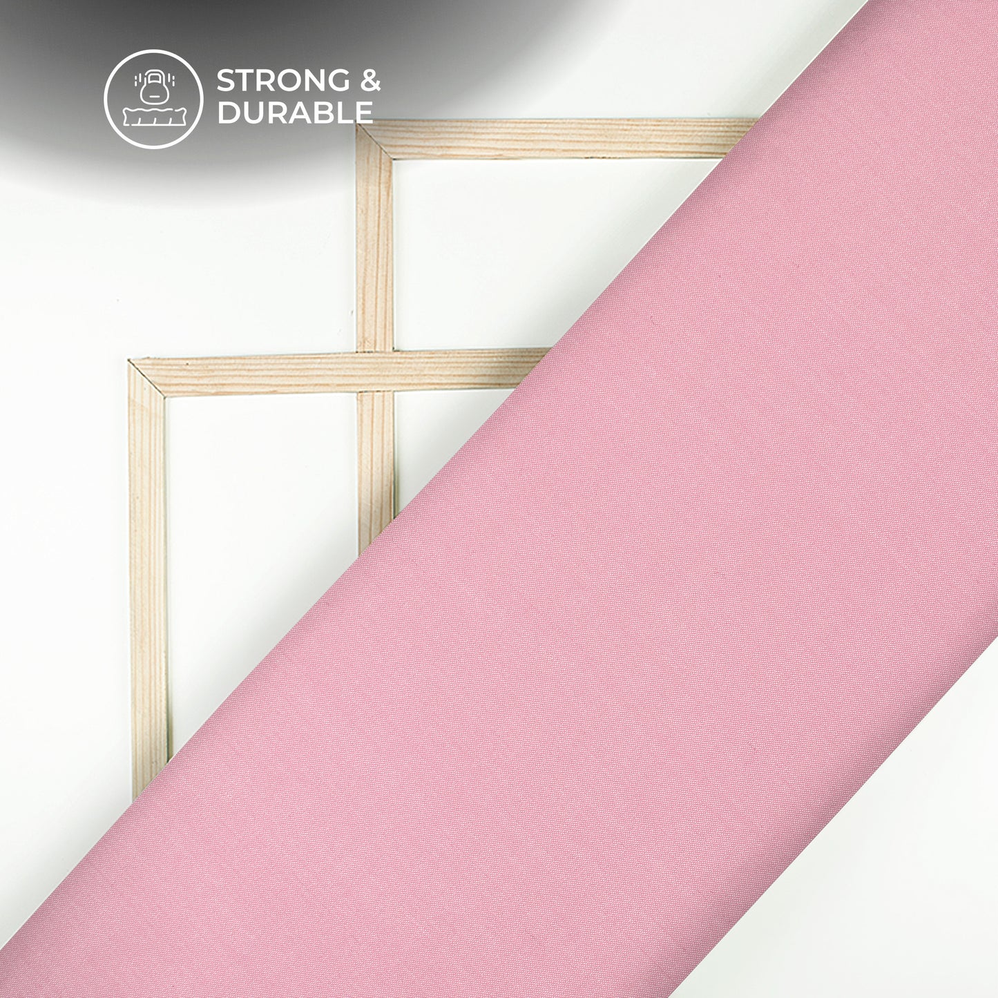 Flamingo Pink Plain Soft Touch Cotton Shirting Fabric (Width 58 Inches)