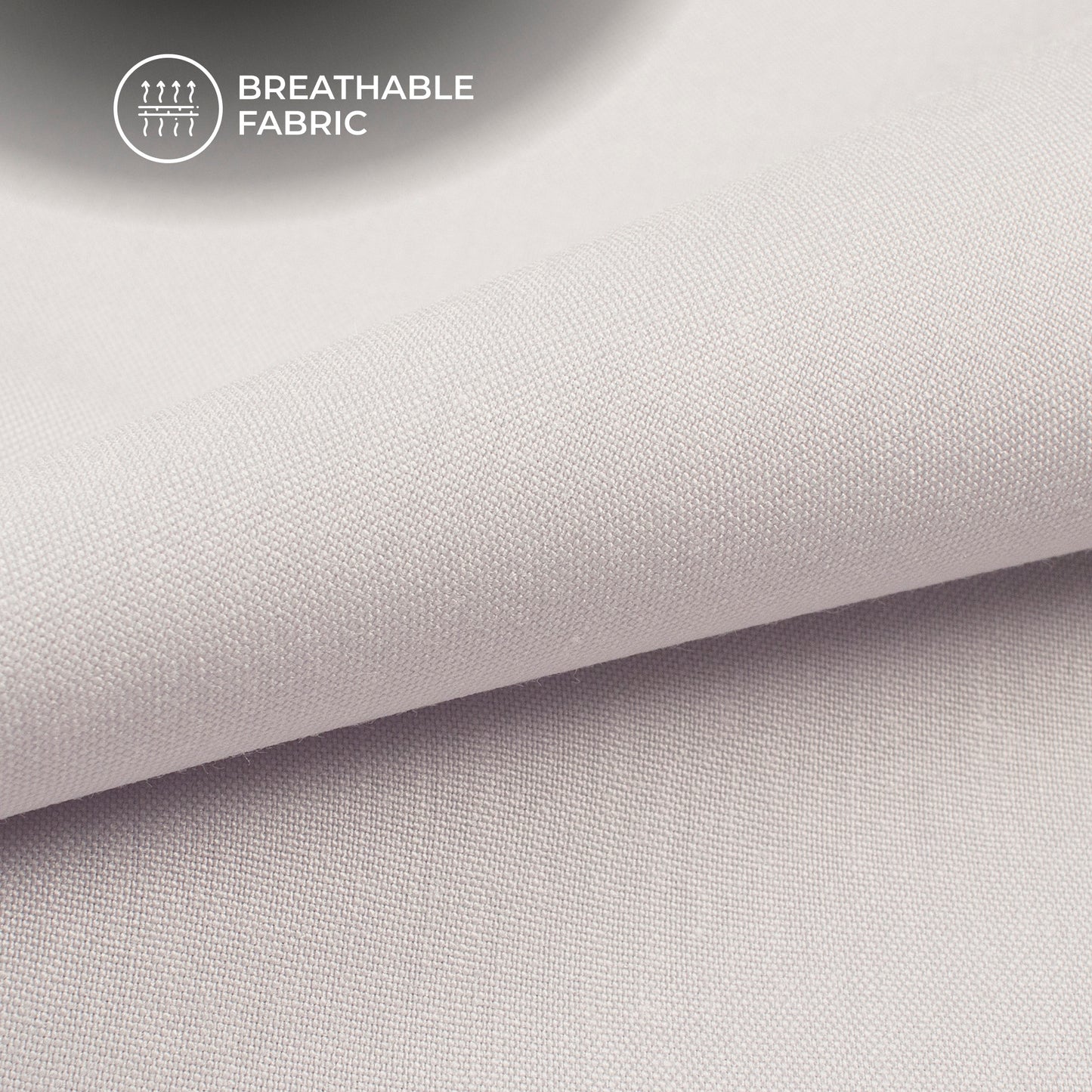 Cloud Grey Plain Soft Touch Cotton Shirting Fabric (Width 58 Inches)