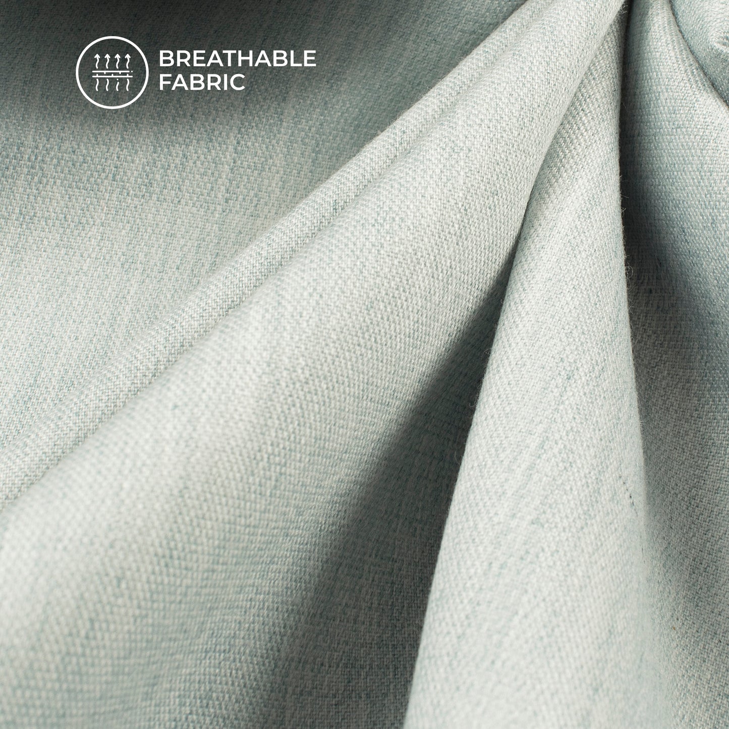 Light Blue Plain Soft Touch Cotton Shirting Fabric (Width 58 Inches)