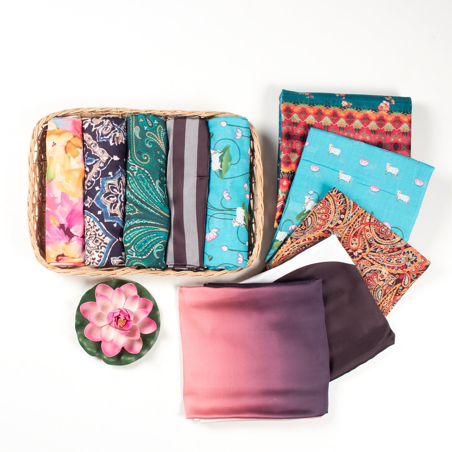 10 Piece Of Fabric Combo Set (1 Mtr Each )
