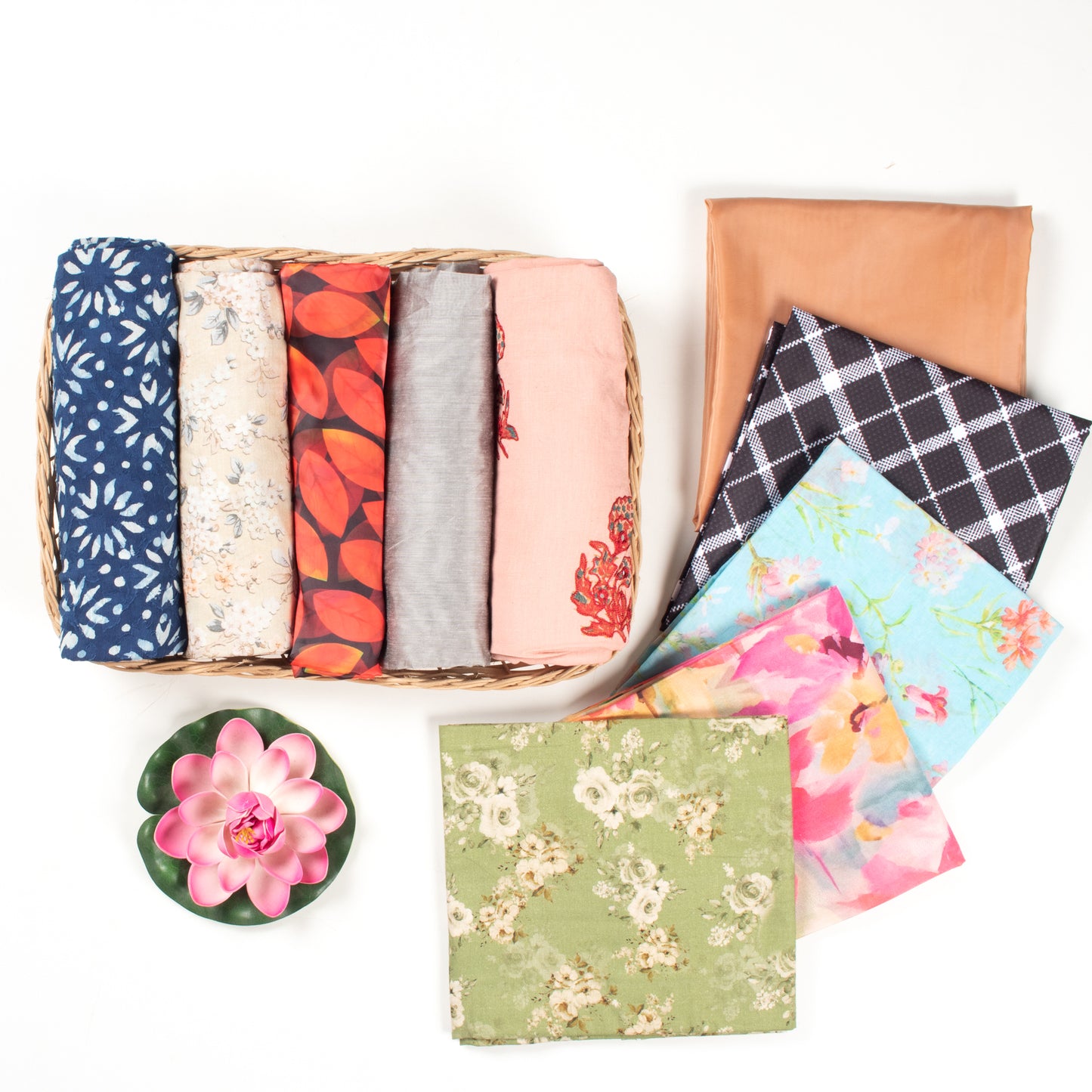 10 Piece Of Fabric Combo Set (1.5 Mtr Each )
