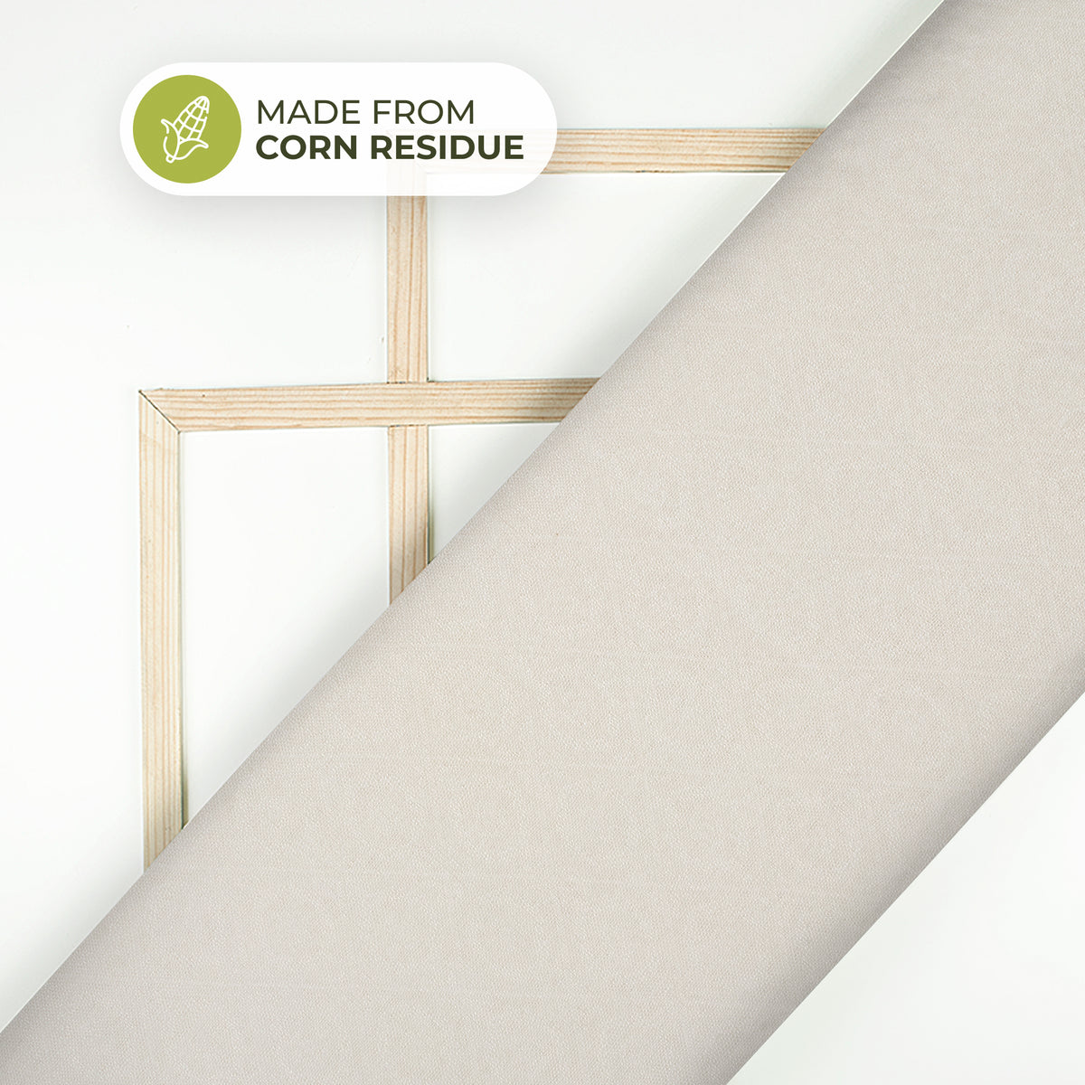 White Dyeable Sustainable Corn Fabric