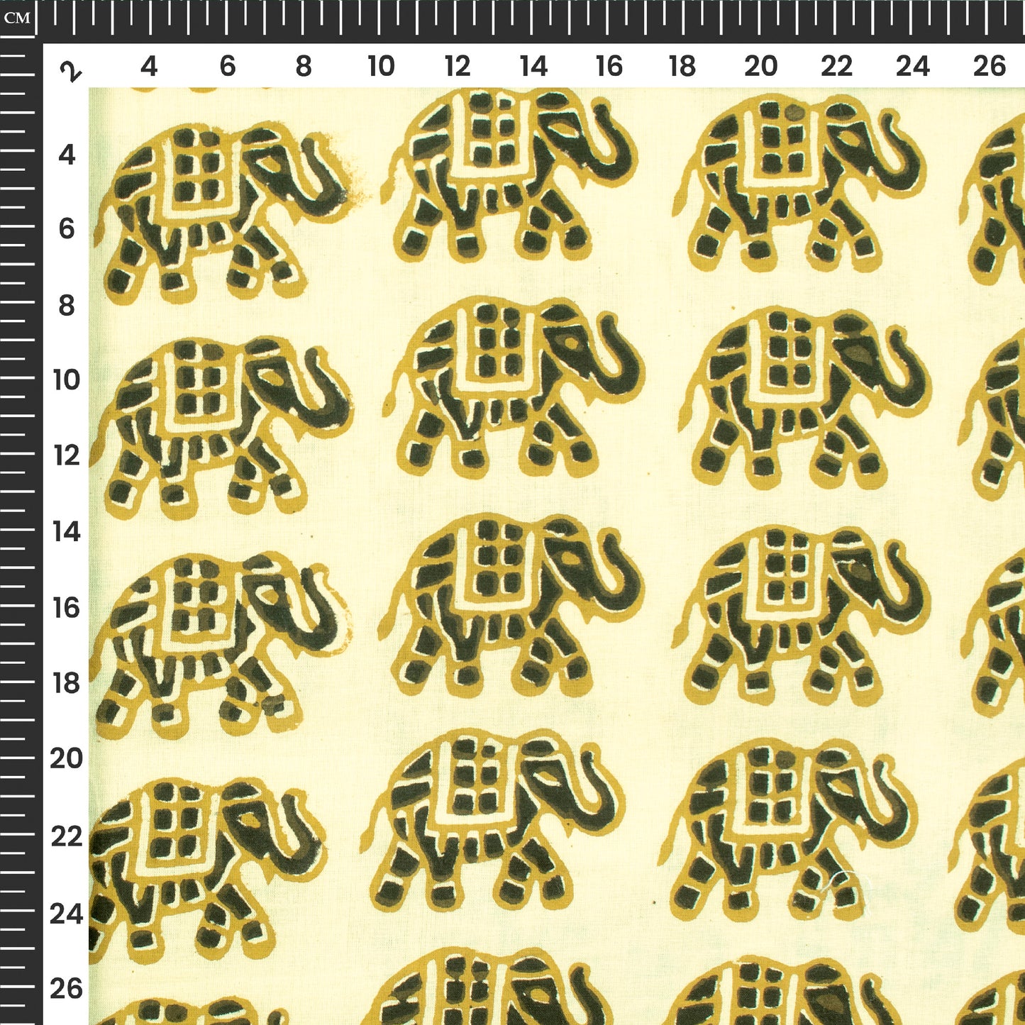 Animal Bagru Handblock Pure Cotton Fabric