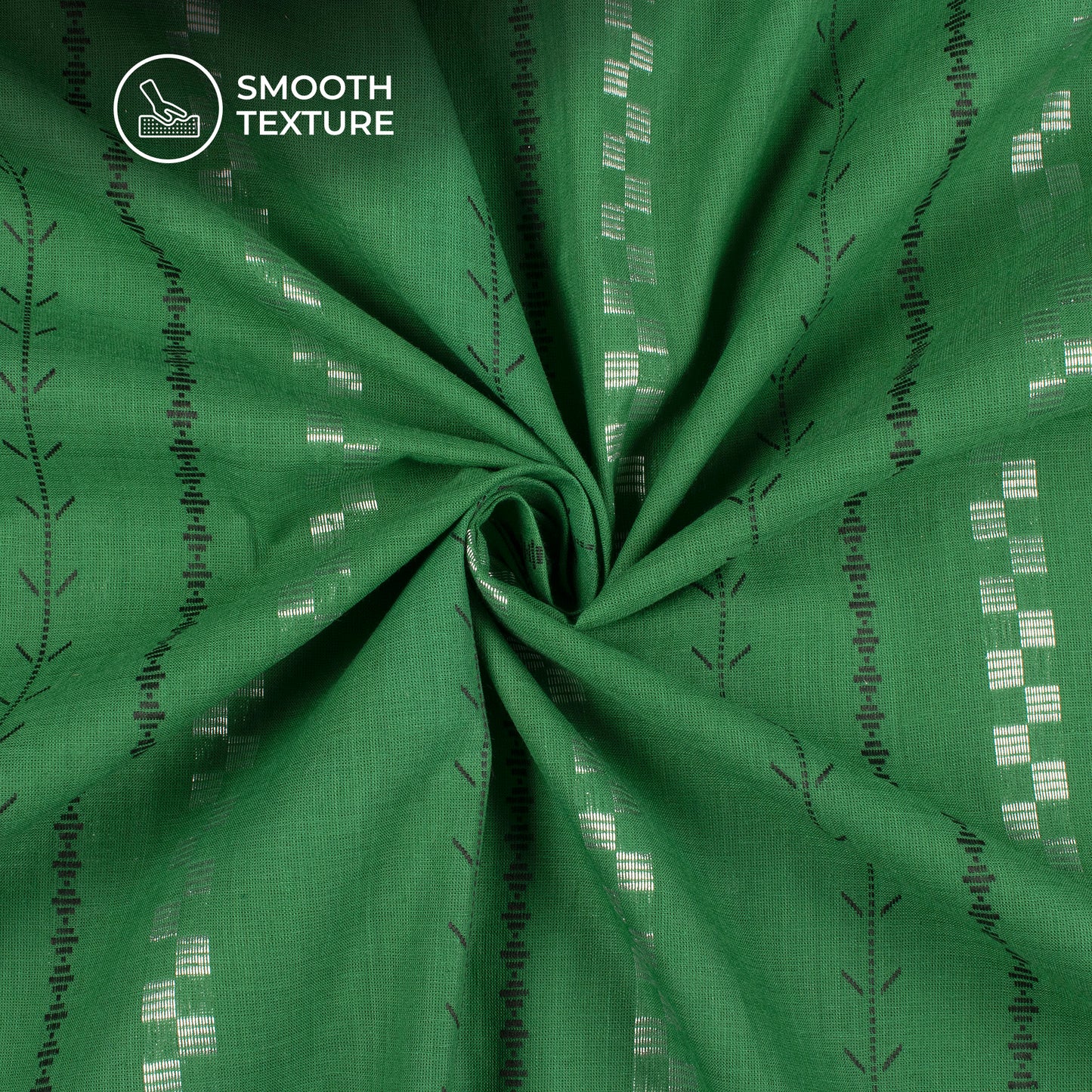 Exclusive Foil Dobby Pure Handloom Cotton Slub Fabric