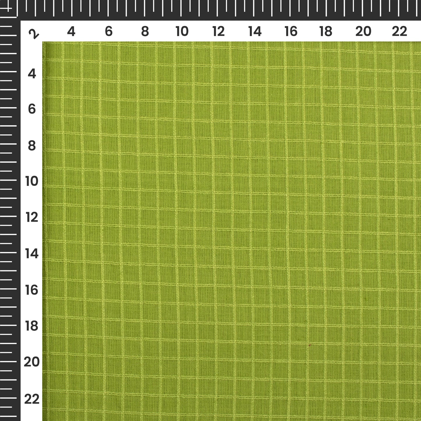 Exclusive Ribbed Checks Pure Handloom Cotton Slub Fabric