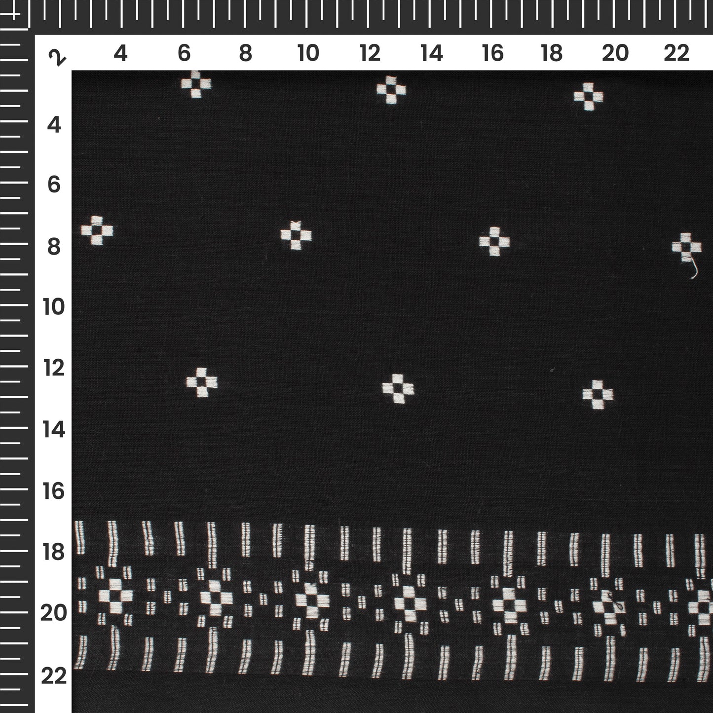 Exclusive Dobby Butta Pure Handloom Cotton Slub Fabric
